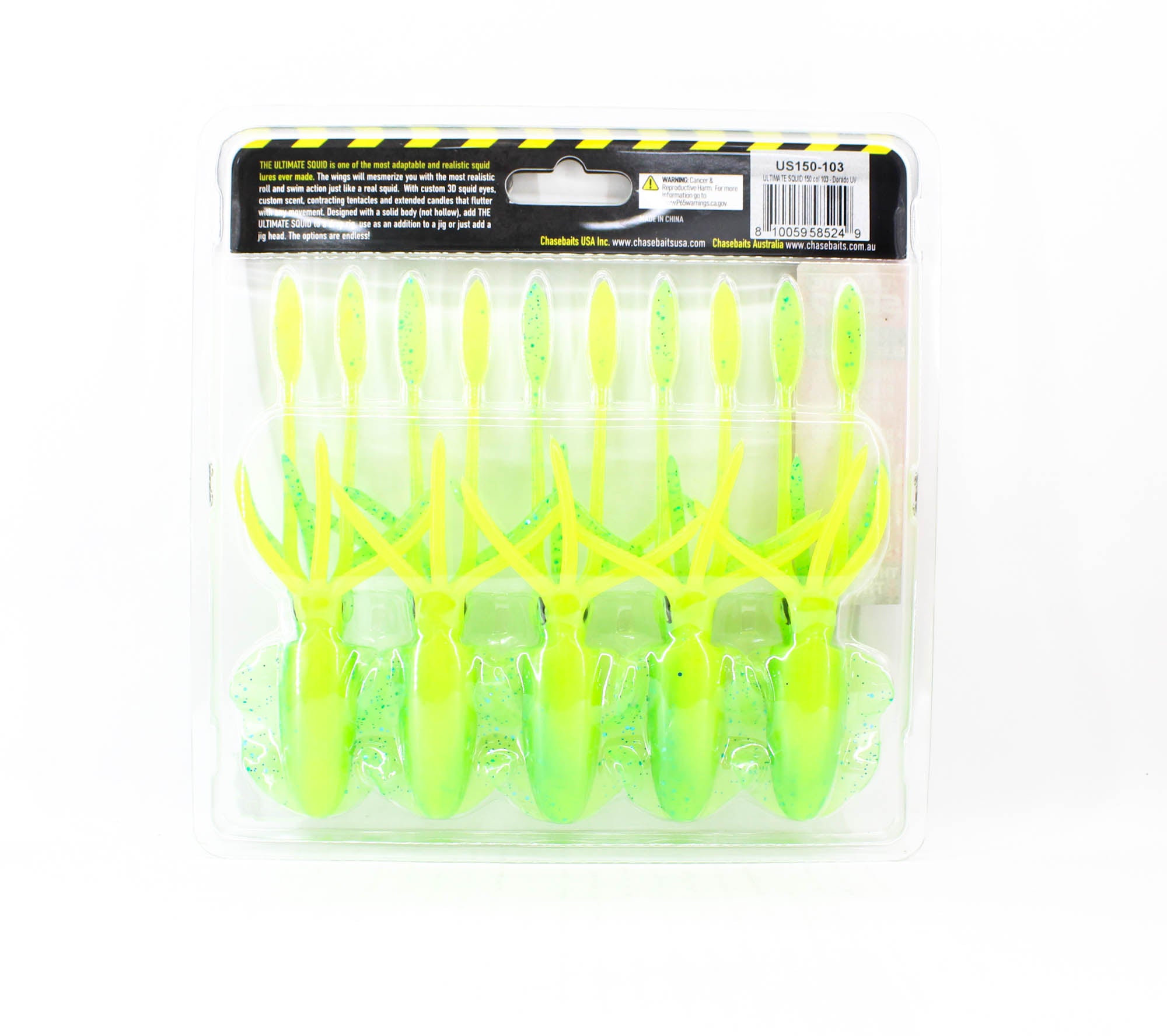 Chasebaits Ultimate Squid 150 mm Sinking Lure 5/pack 103 (5249)