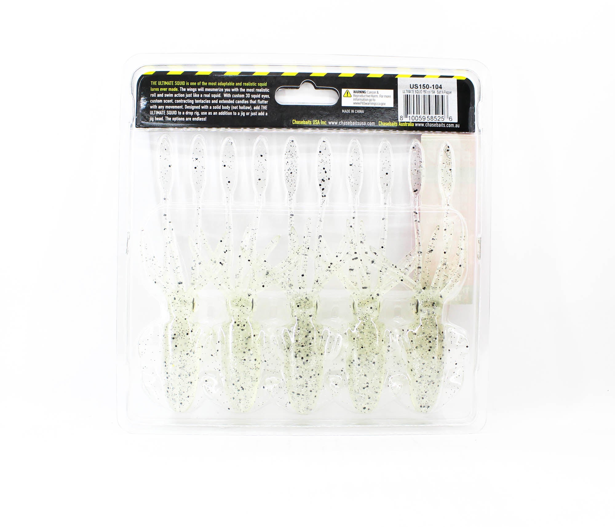 Chasebaits Ultimate Squid 150 mm Sinking Lure 5/pack 104 (5256)