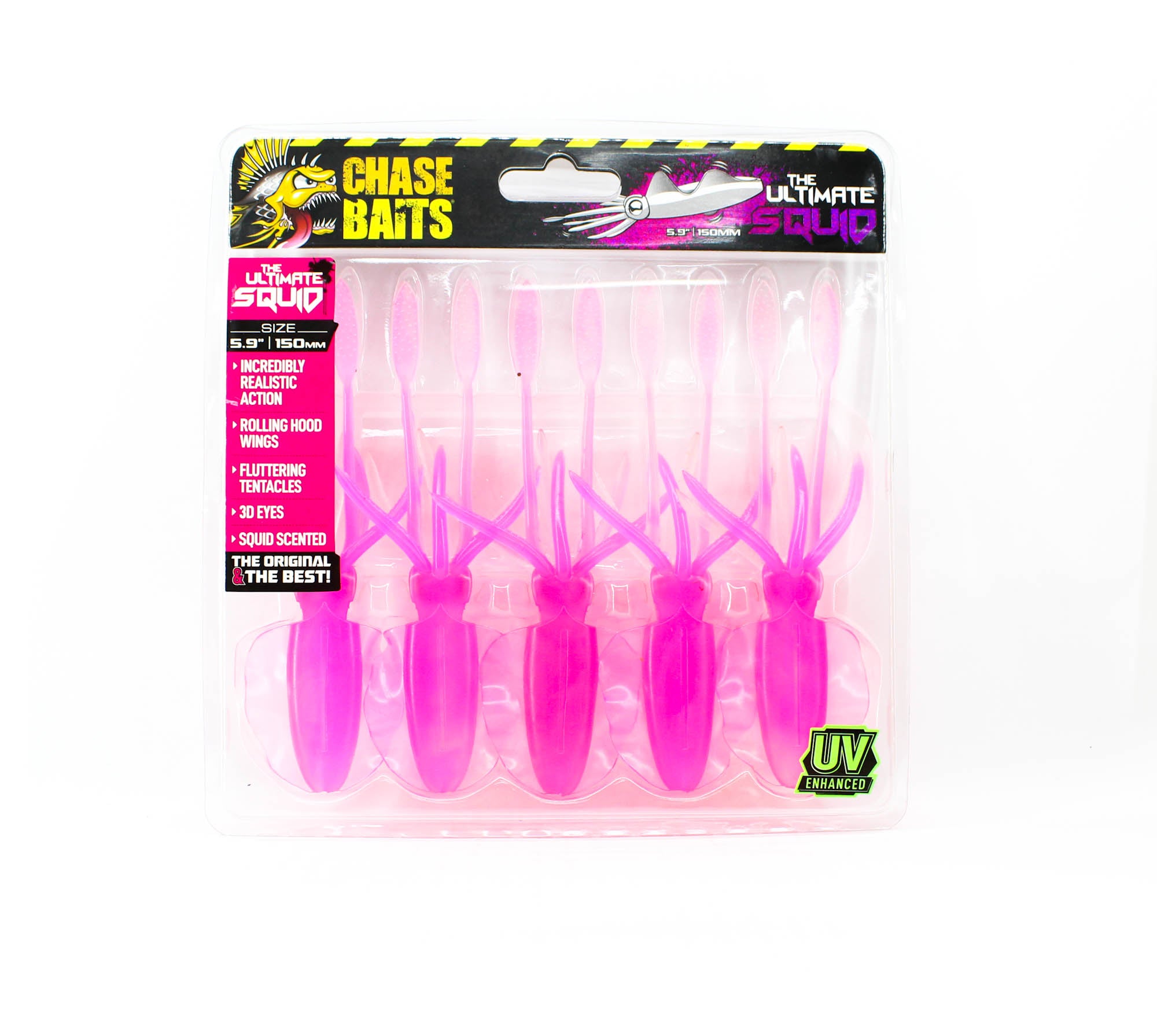 Chasebaits Ultimate Squid 150 mm Sinking Lure 5/pack 106 (5270)