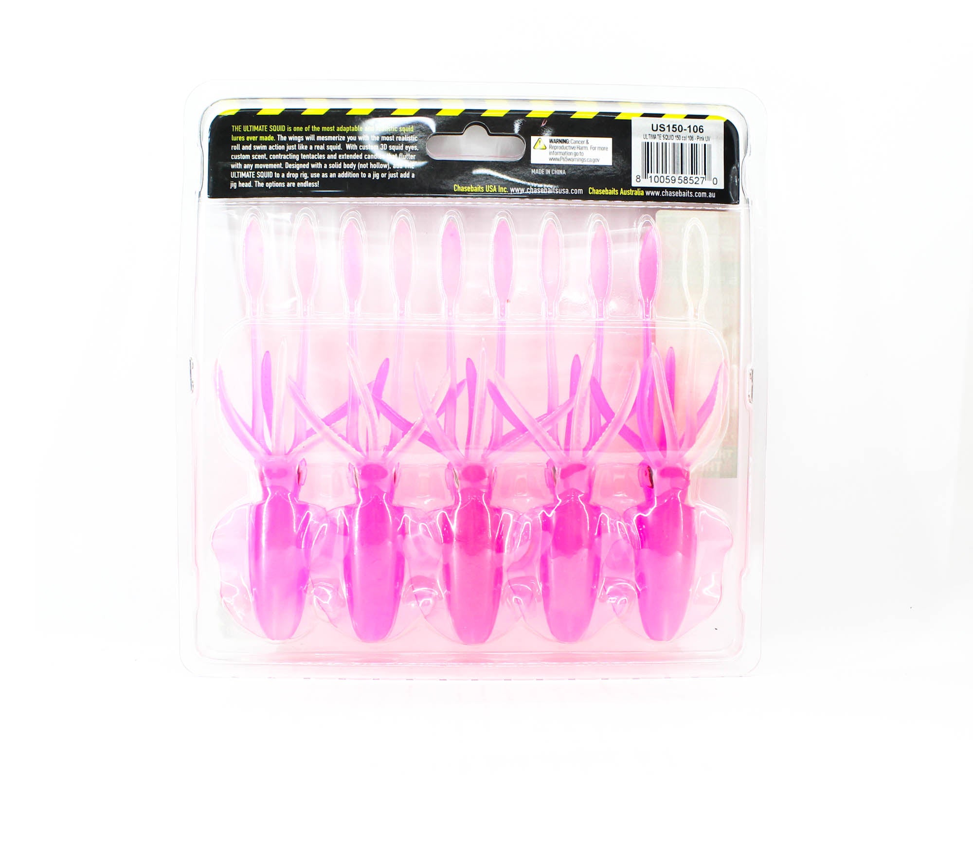 Chasebaits Ultimate Squid 150 mm Sinking Lure 5/pack 106 (5270)
