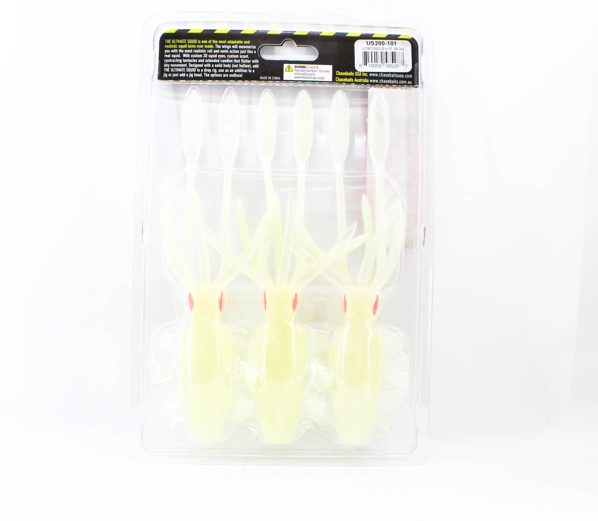 Chasebaits Ultimate Squid 200 mm Sinking Lure 3/pack 101 (5287)