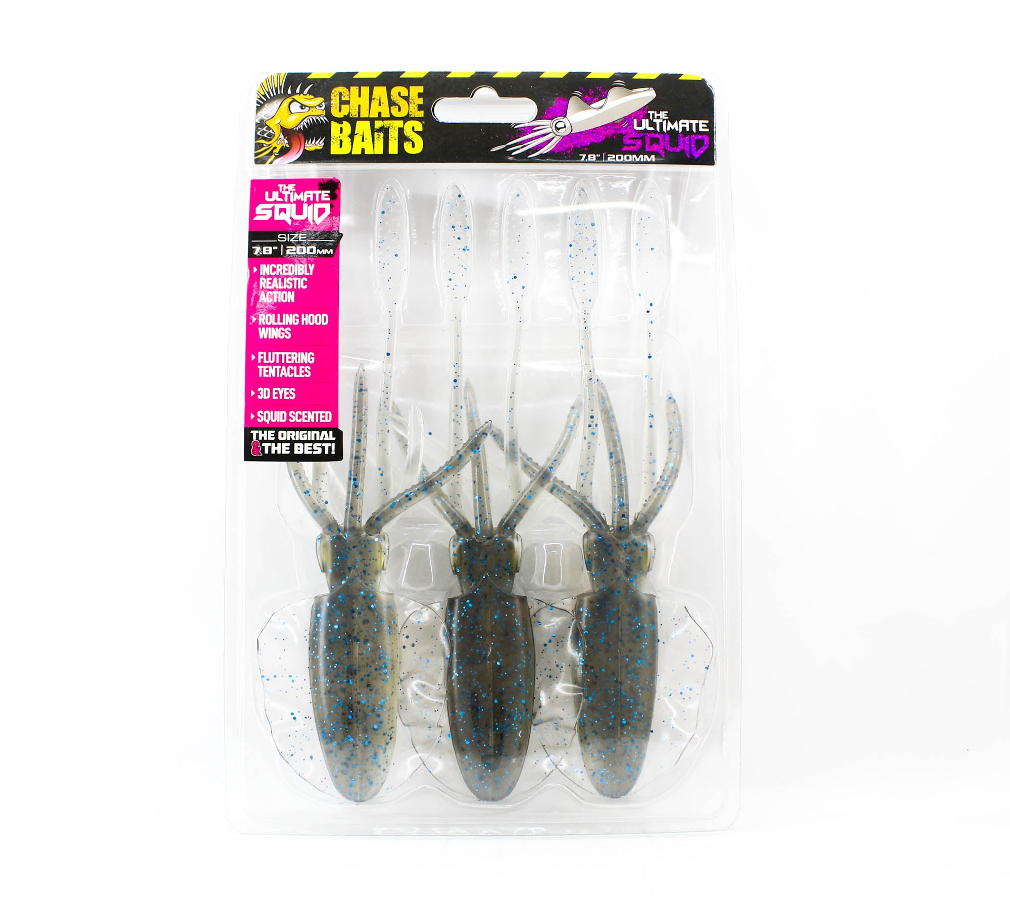 Chasebaits Ultimate Squid 200 mm Sinking Lure 3/pack 102 (5294)