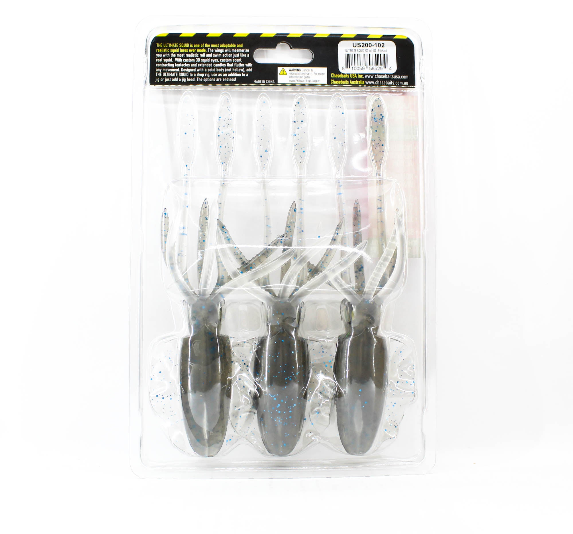 Chasebaits Ultimate Squid 200 mm Sinking Lure 3/pack 102 (5294)