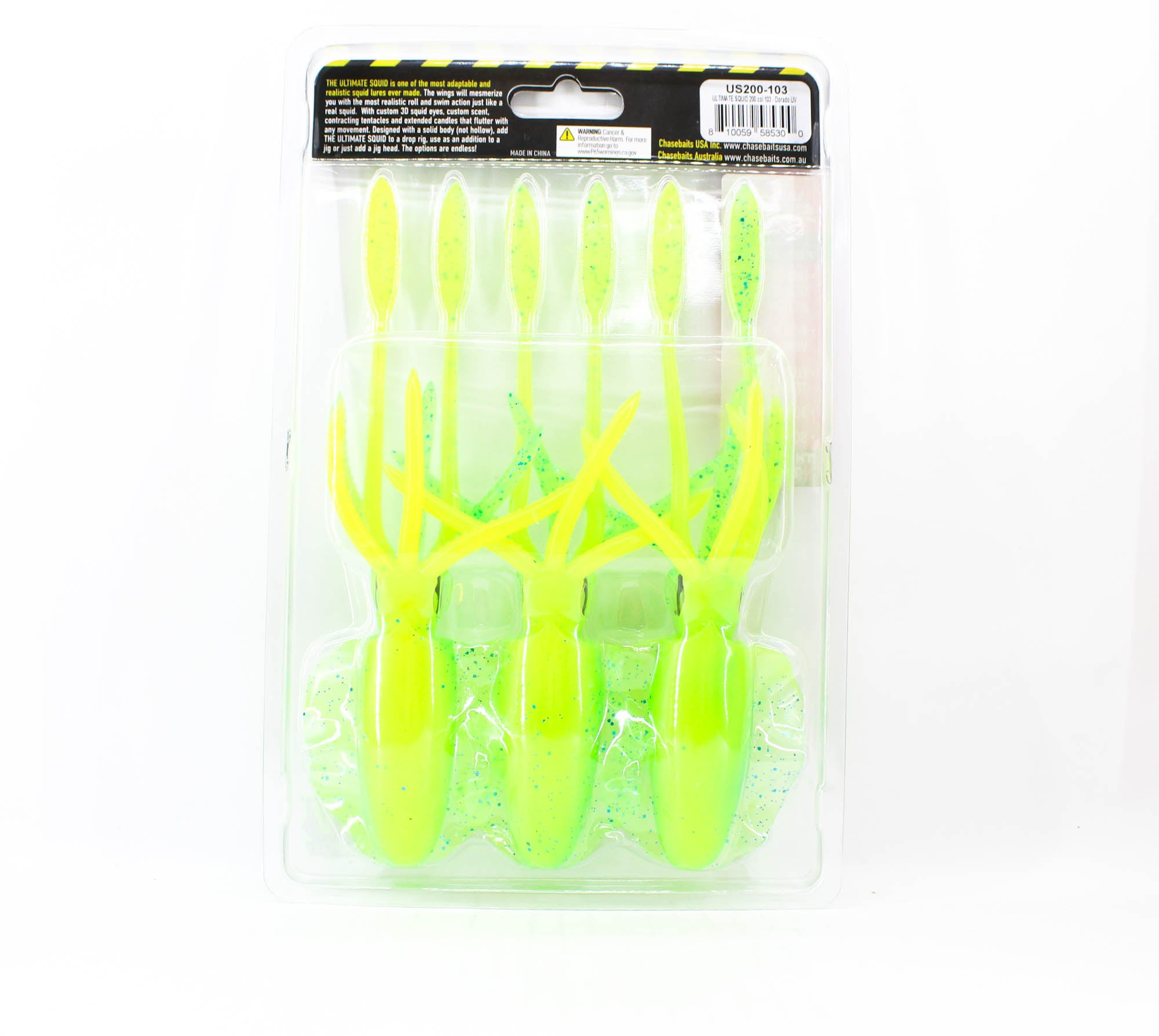 Chasebaits Ultimate Squid 200 mm Sinking Lure 3/pack 103 (5300)