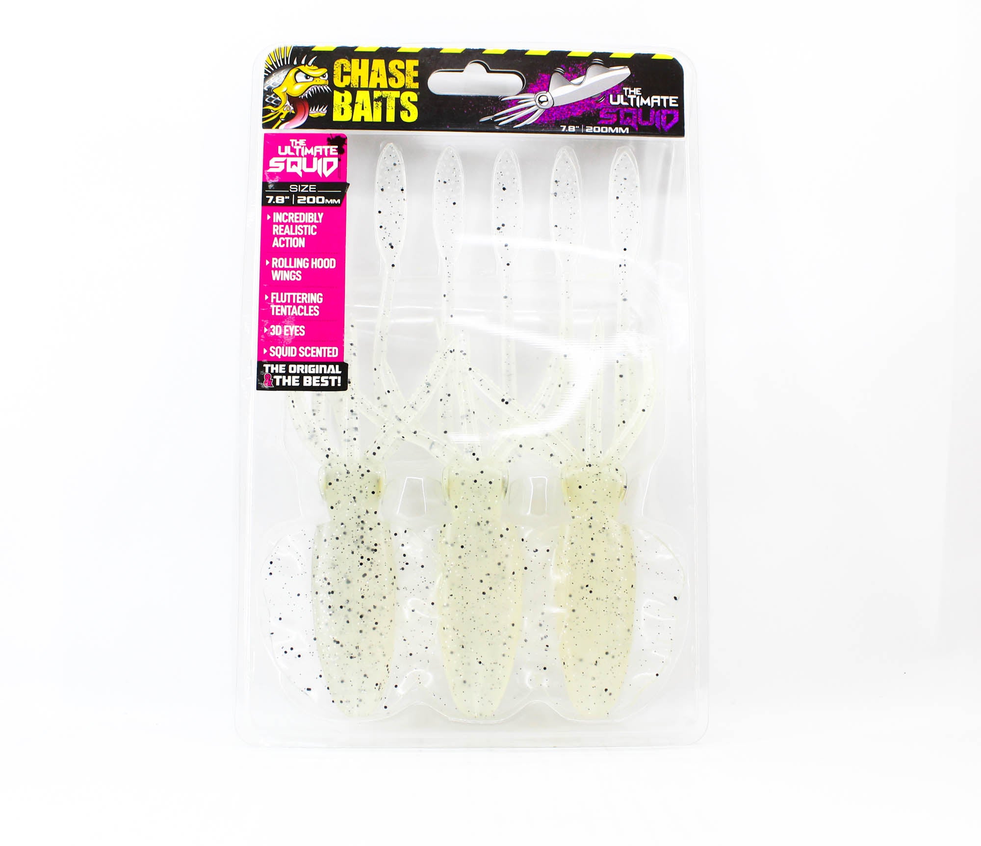 Chasebaits Ultimate Squid 200 mm Sinking Lure 3/pack 104 (5317)