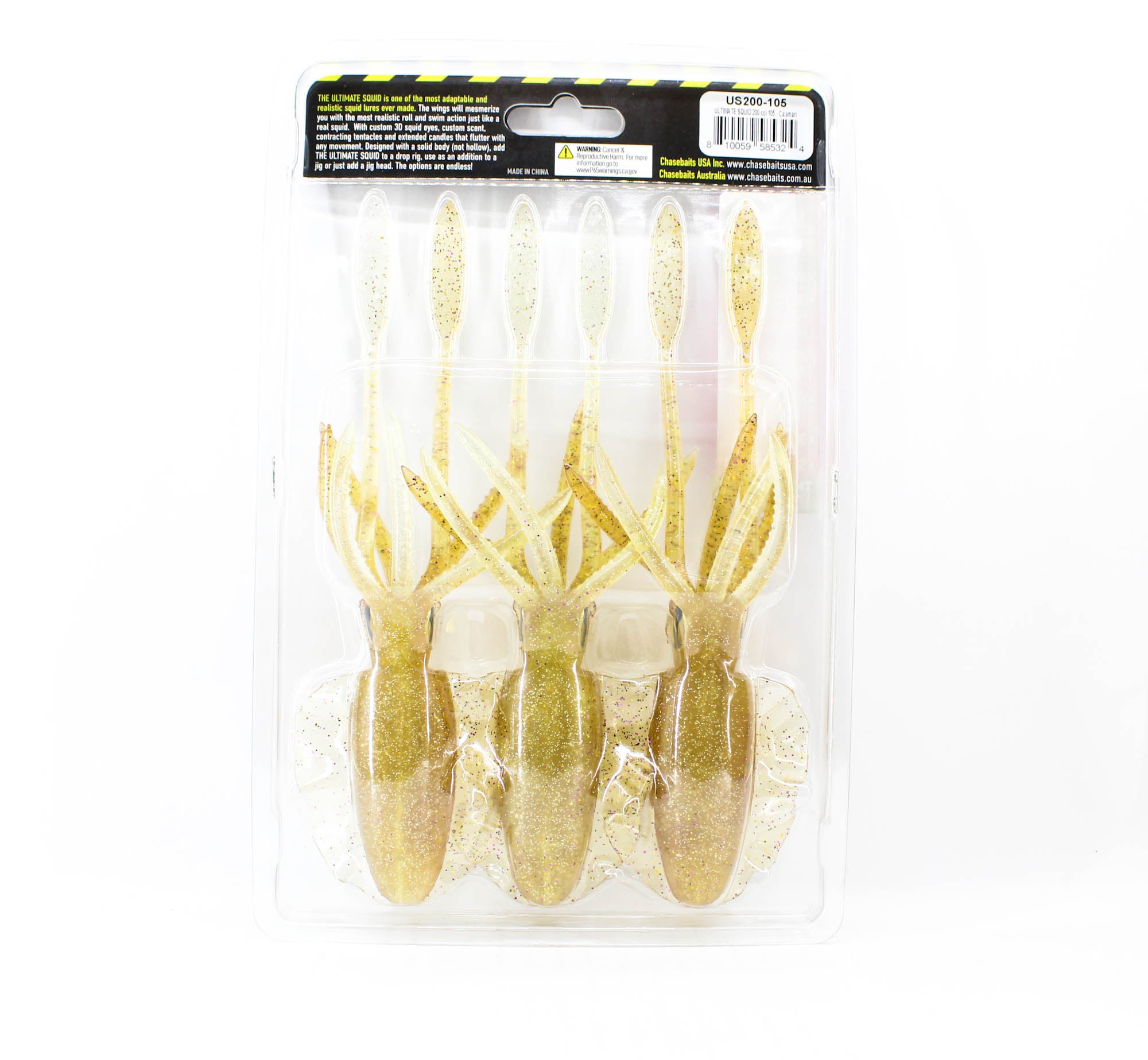 Chasebaits Ultimate Squid 200 mm Sinking Lure 3/pack 105 (5324)