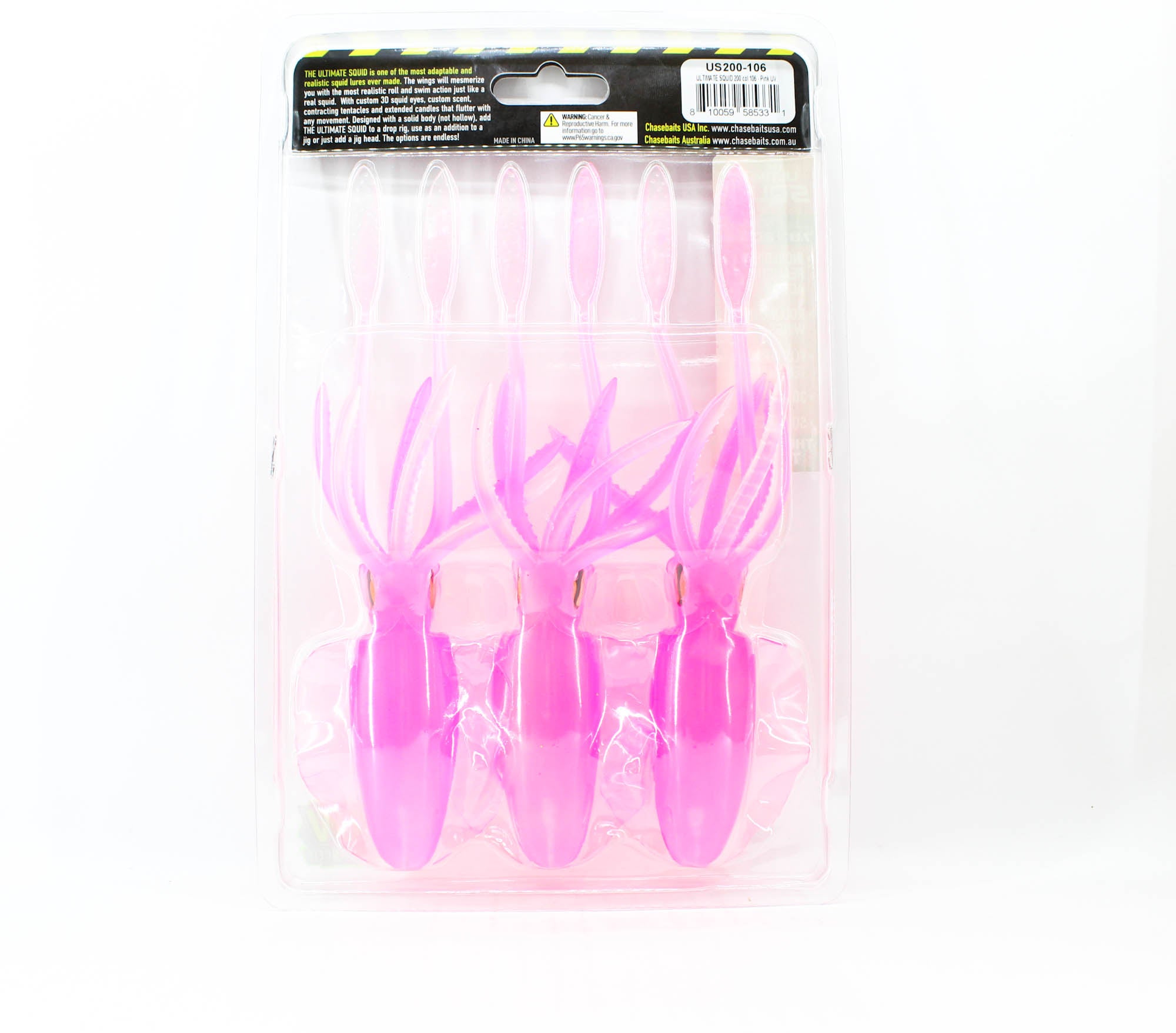 Chasebaits Ultimate Squid 200 mm Sinking Lure 3/pack 106 (5331)
