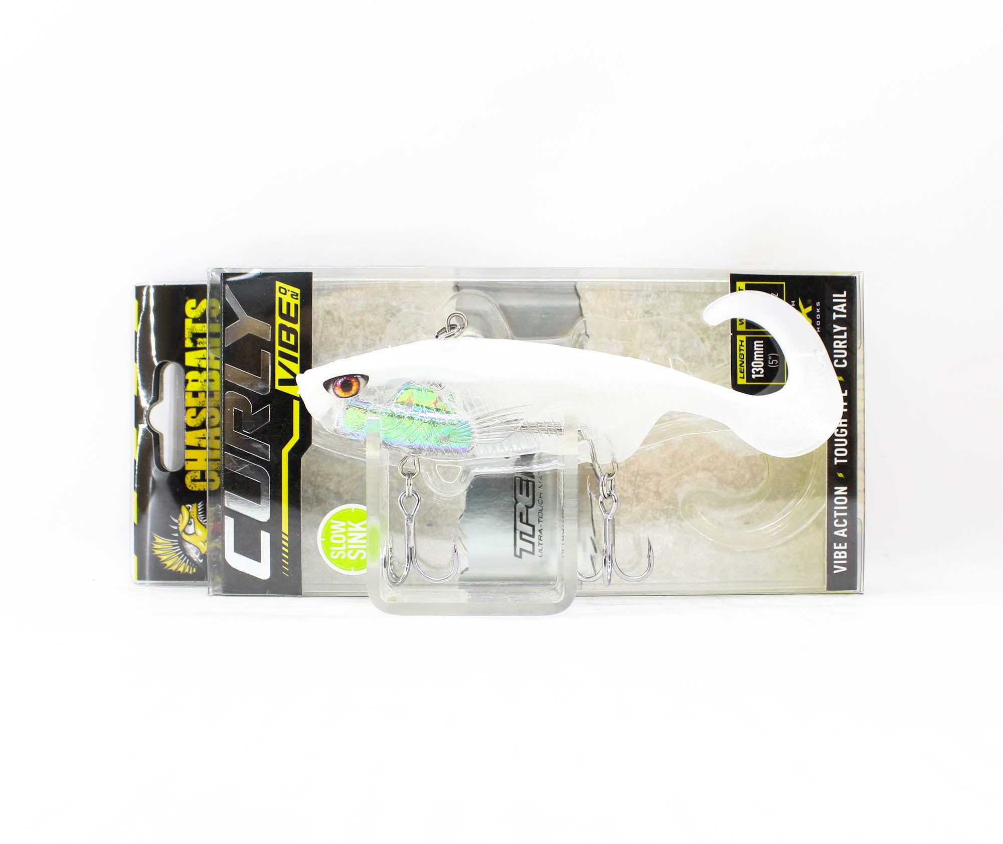 Chasebaits Curly Vibe 130 mm 40 grams Sinking Lure 01 (5348)