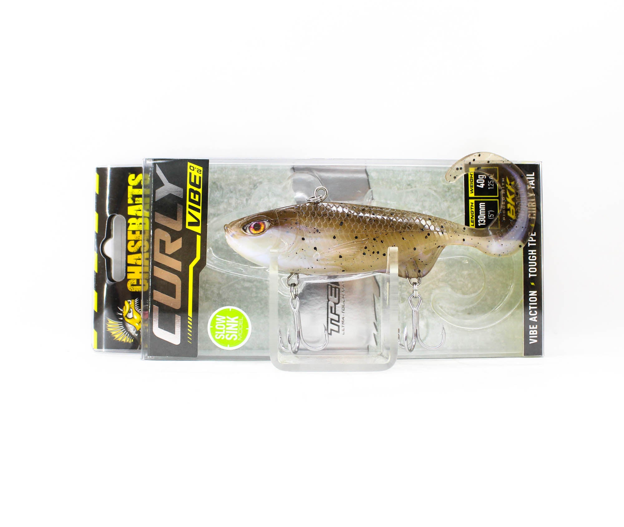 Chasebaits Curly Vibe 130 mm 40 grams Sinking Lure 10 (5379)