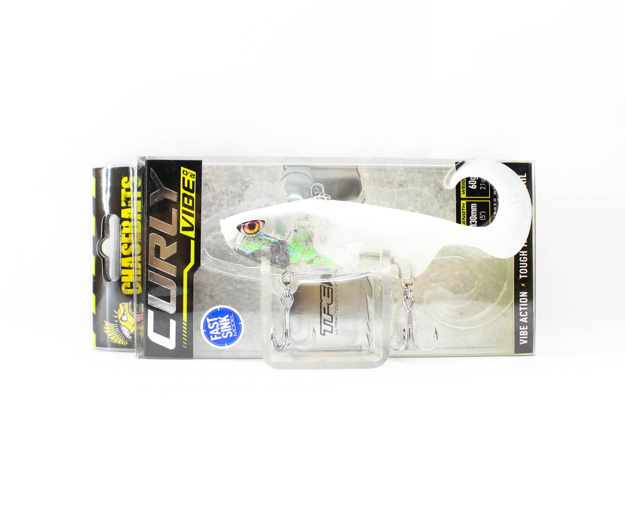 Chasebaits Curly Vibe Heavy 130 mm 60 grams Sinking Lure 01 (5409)