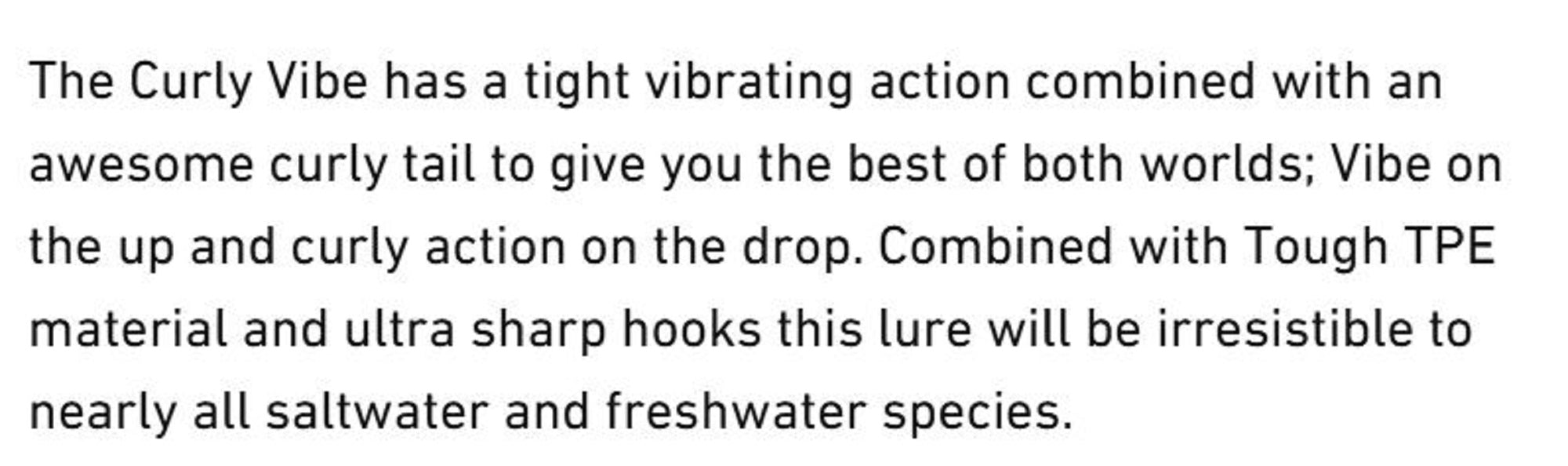 Chasebaits Curly Vibe Heavy 130 mm 60 grams Sinking Lure 11 (5454)