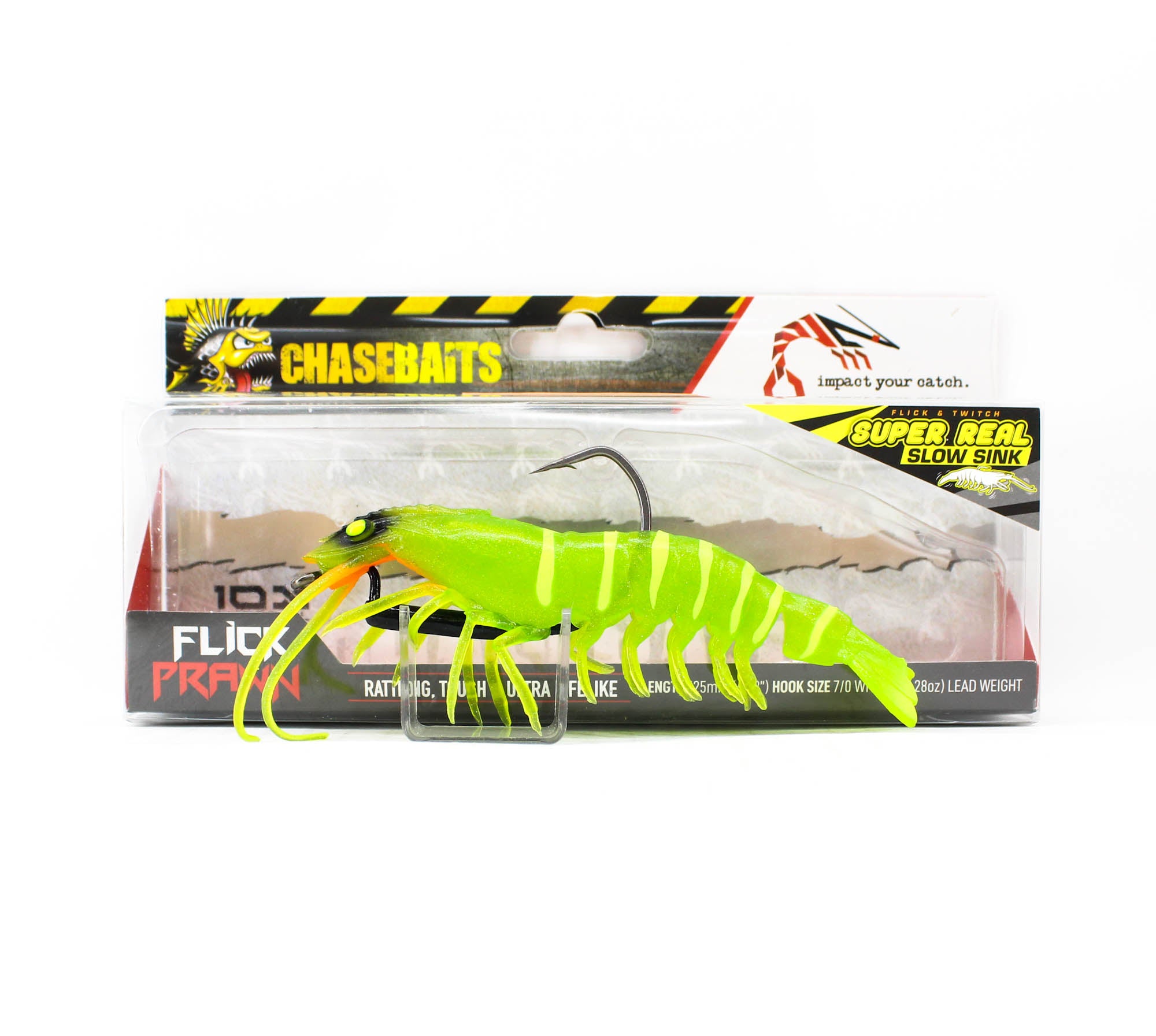 Chasebaits Flick Prawn 125 mm 8 grams Sinking Lure 08 (5836)