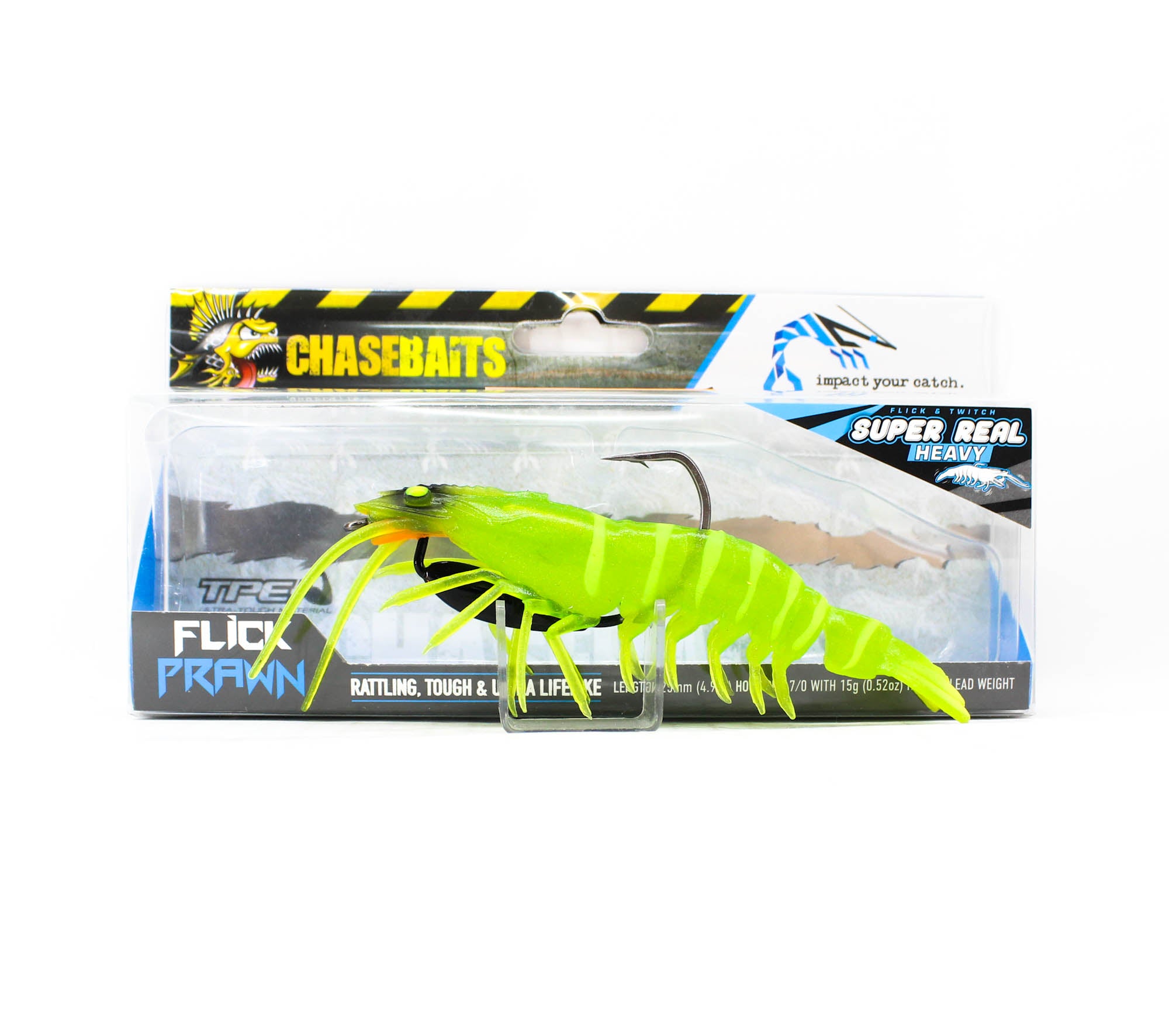 Chasebaits Flick Prawn Heavy 125 mm 15 grams Sinking Lure 08 (5898)