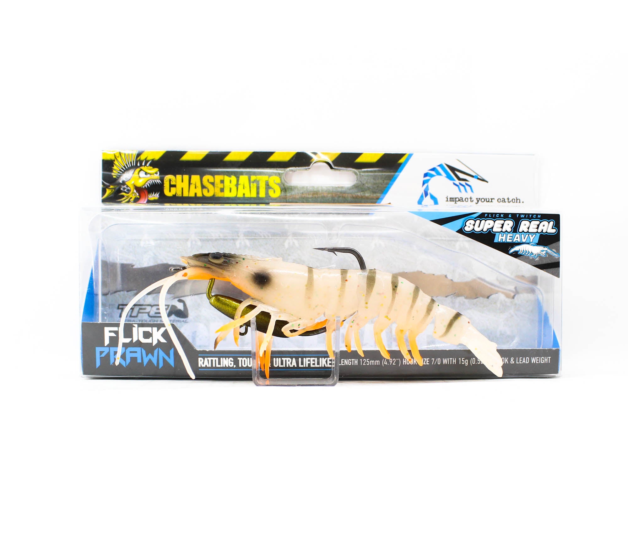 Chasebaits Flick Prawn Heavy 125 mm 15 grams Sinking Lure 09 (5904)
