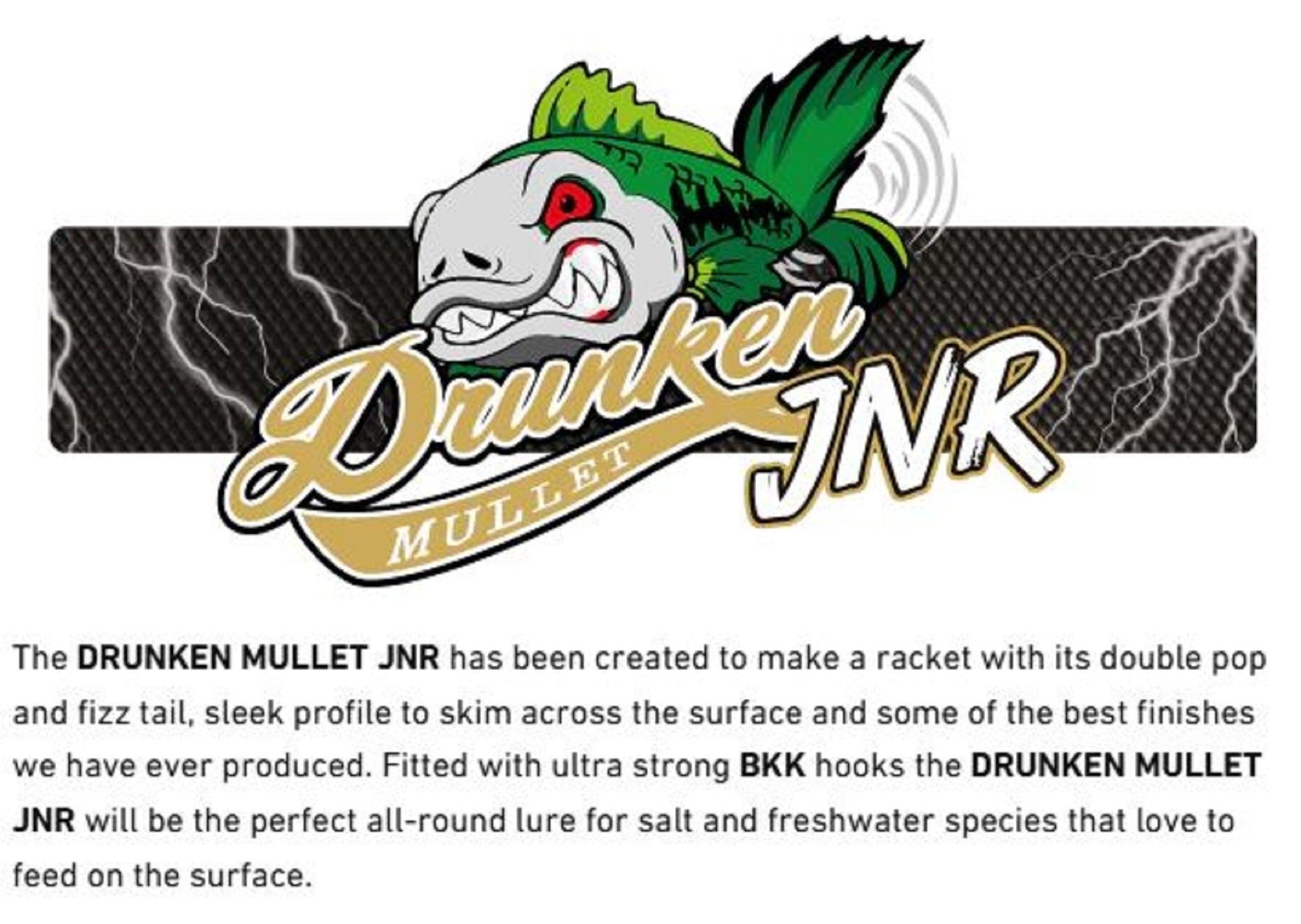 Chasebaits Drunken Mullet Jr 70 mm 11 grams Floating Lure 04 (5980)
