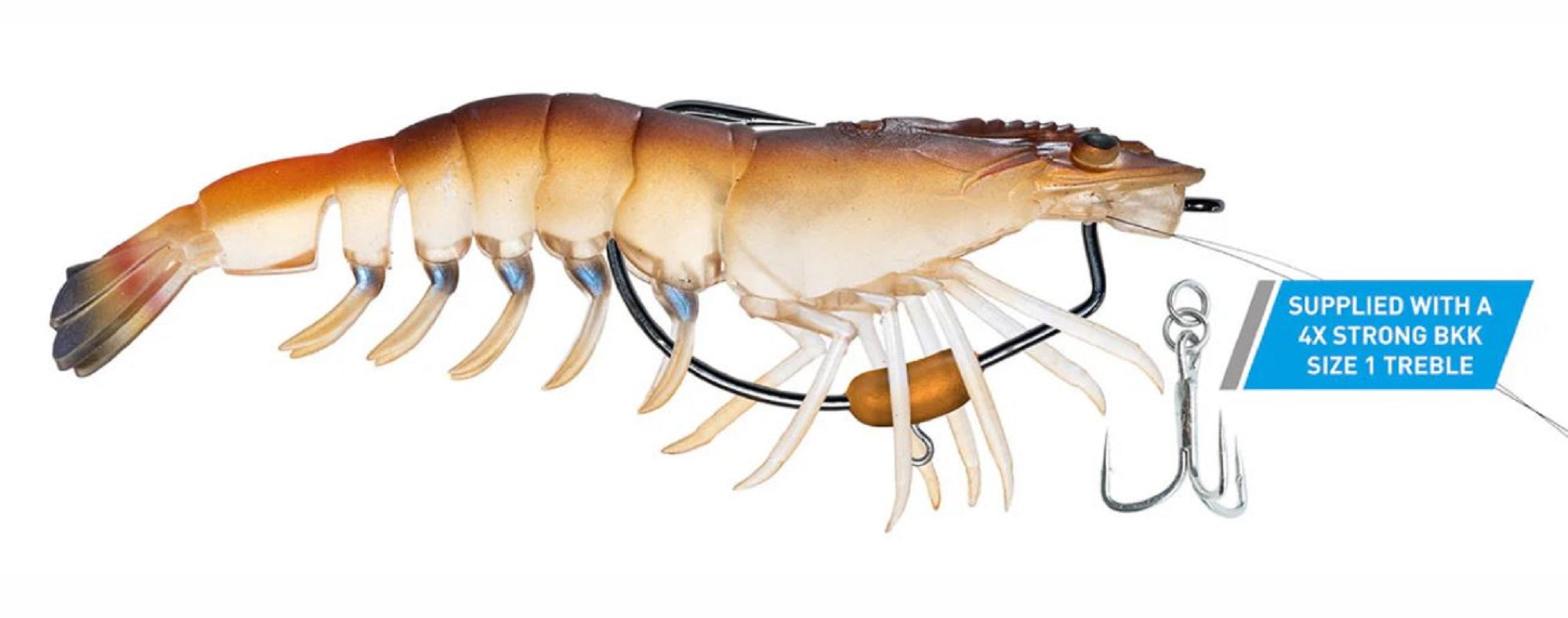 Chasebaits Flick Prawn King 180 mm 49 grams Sinking Lure 05 (6093)