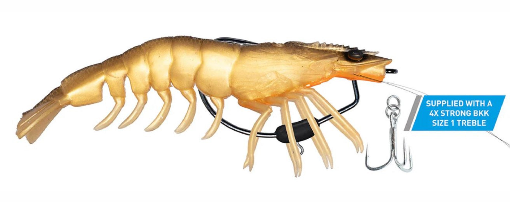 Chasebaits Flick Prawn King 180 mm 49 grams Sinking Lure 10 (6147)