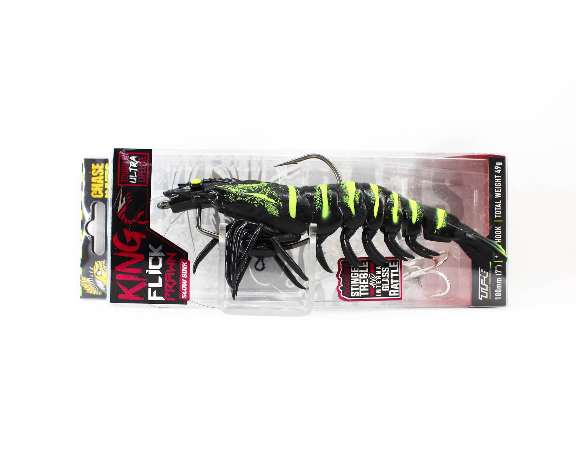 Chasebaits Flick Prawn King 180 mm 49 grams Sinking Lure 11 (6154)