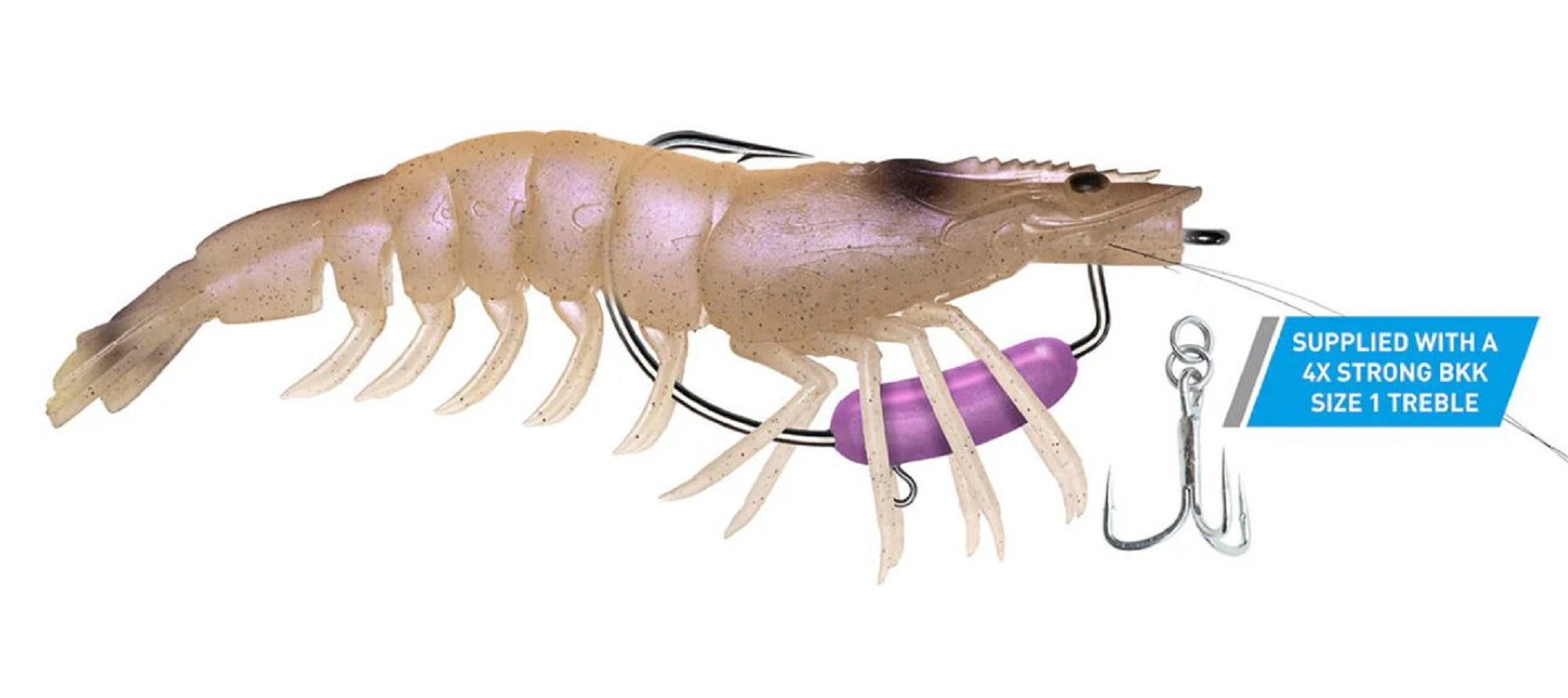 Chasebaits Flick Prawn King Heavy 180 mm 71 grams Sinking Lure 01 (6161)