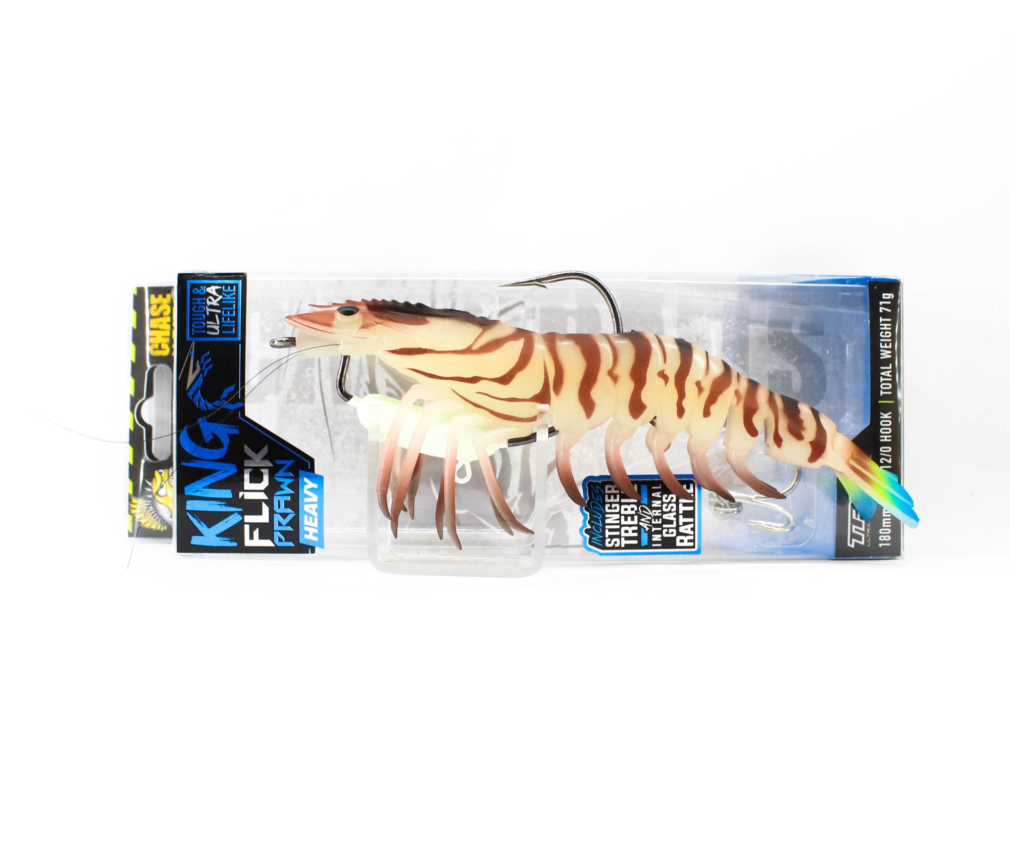 Chasebaits Flick Prawn King Heavy 180 mm 71 grams Sinking Lure 02 (6178)