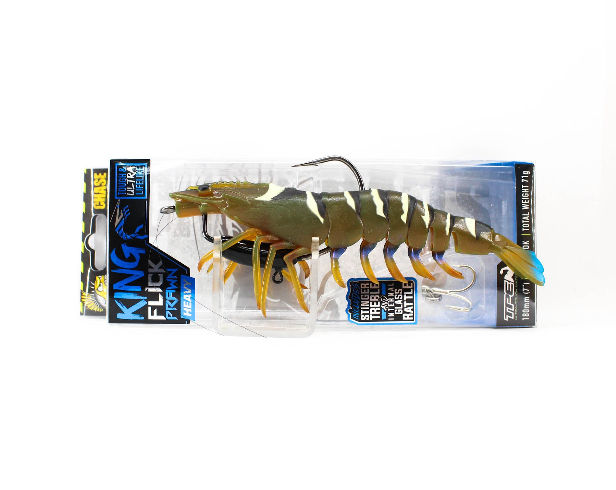Chasebaits Flick Prawn King Heavy 180 mm 71 grams Sinking Lure 04 (6192)