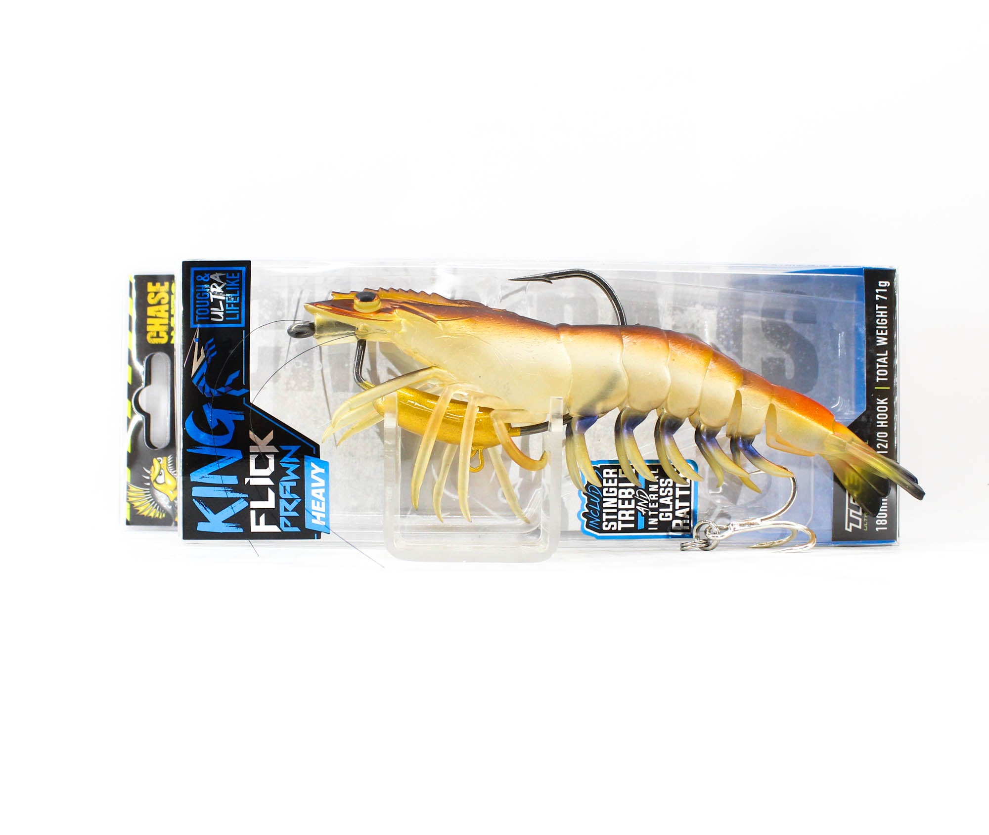 Chasebaits Flick Prawn King Heavy 180 mm 71 grams Sinking Lure 05 (6208)