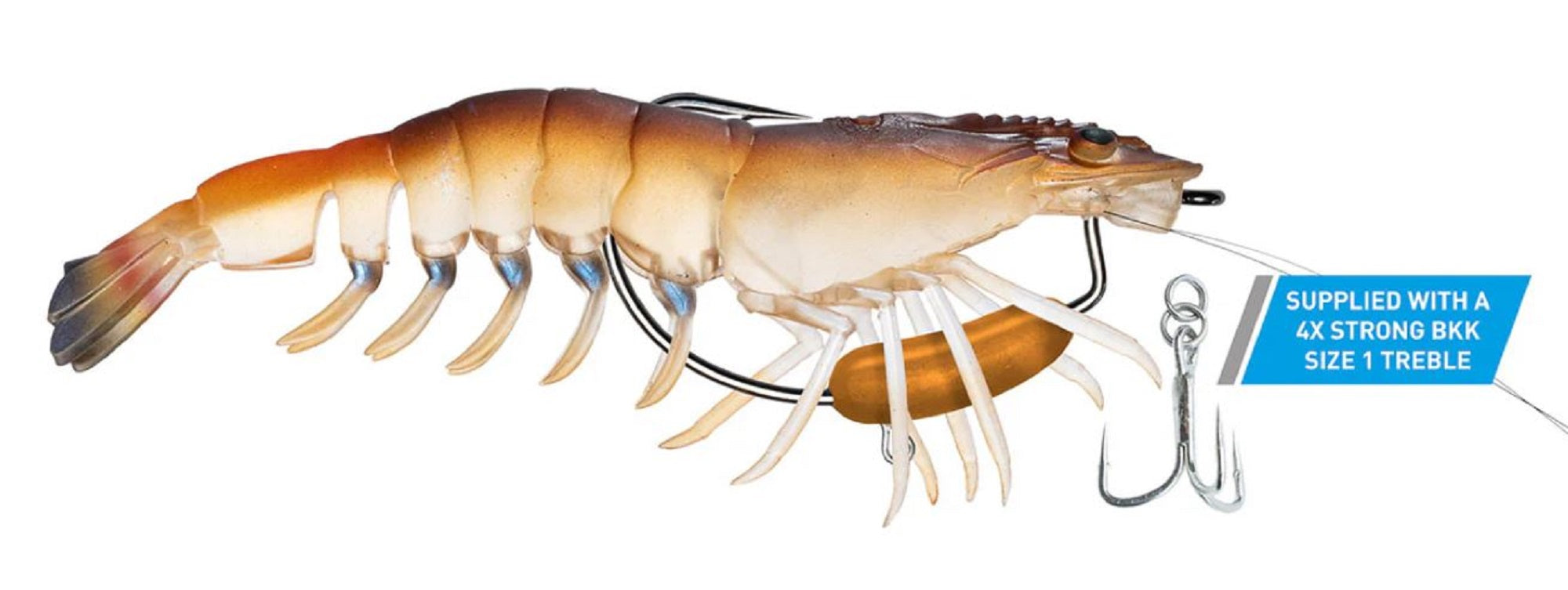 Chasebaits Flick Prawn King Heavy 180 mm 71 grams Sinking Lure 05 (6208)