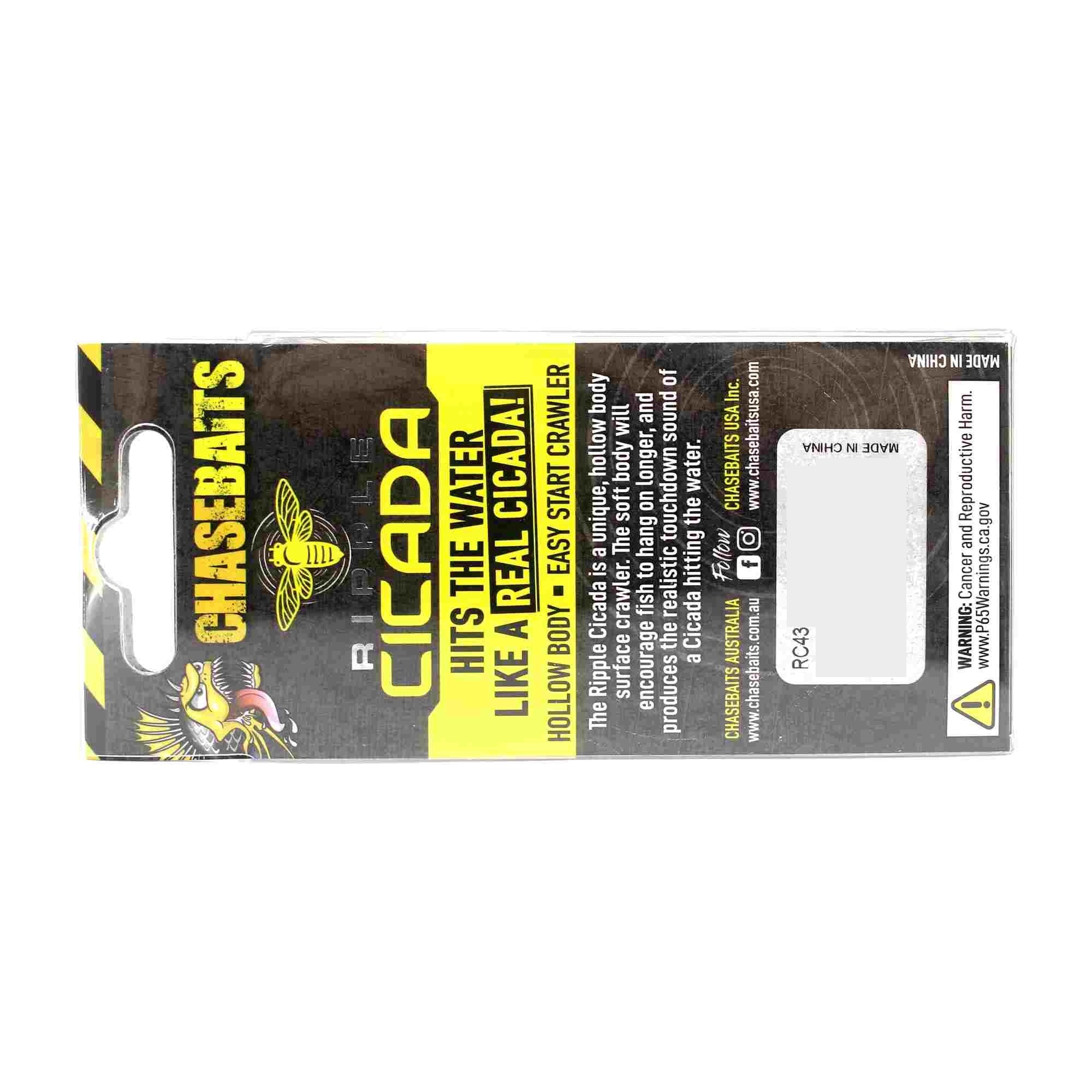 Chasebaits Ripple Cicada 55 mm Floating Lure 09 (6604)