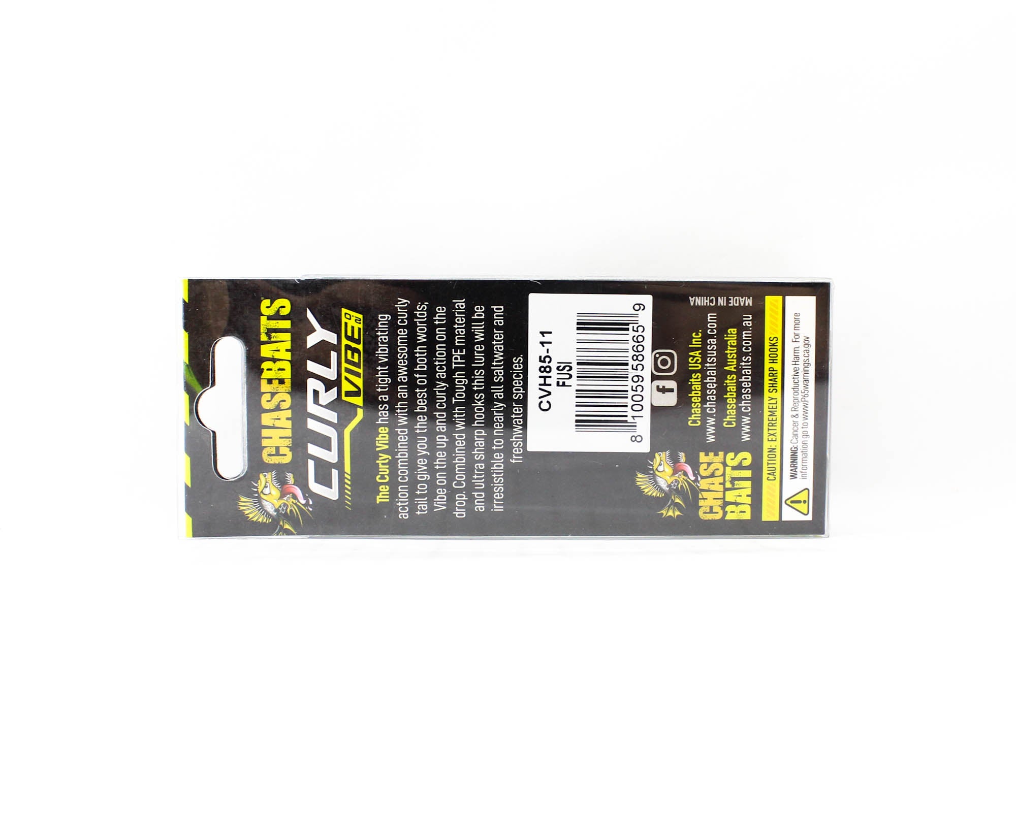 Chasebaits Curly Vibe Heavy 85 mm 23 grams Sinking Lure 11 (6659)