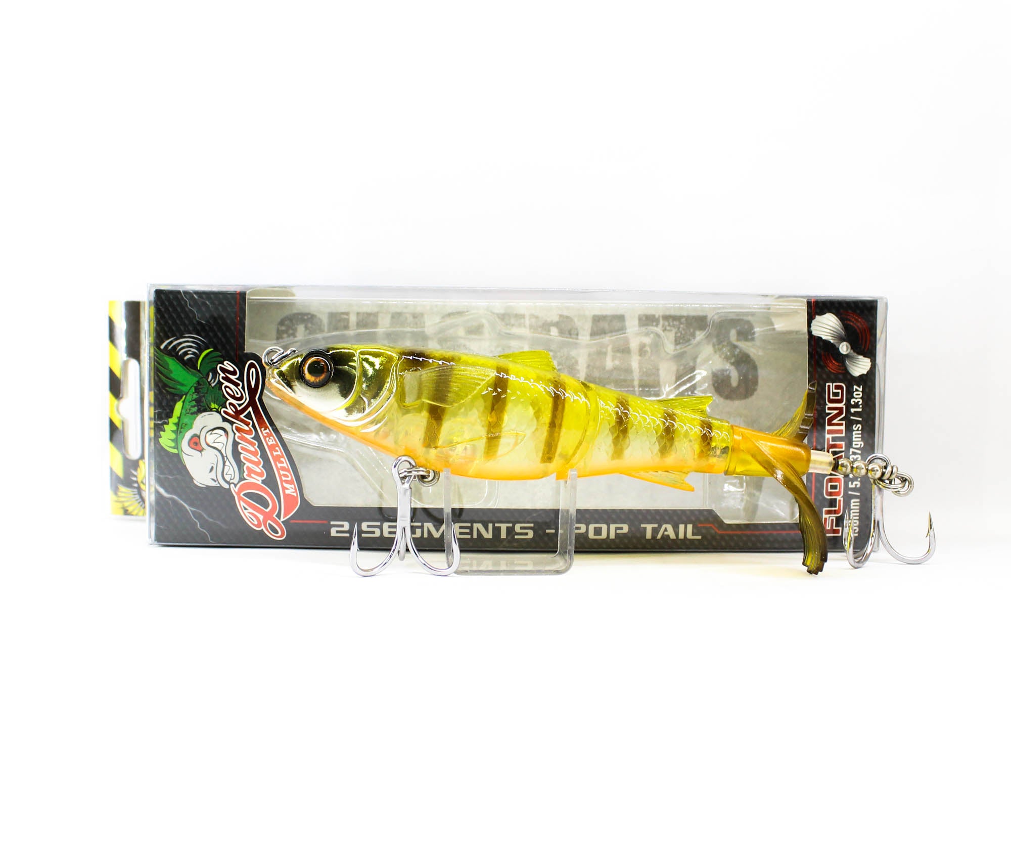 Chasebaits Drunken Mullet 130 mm 37 grams Floating Lure 12 (7113)