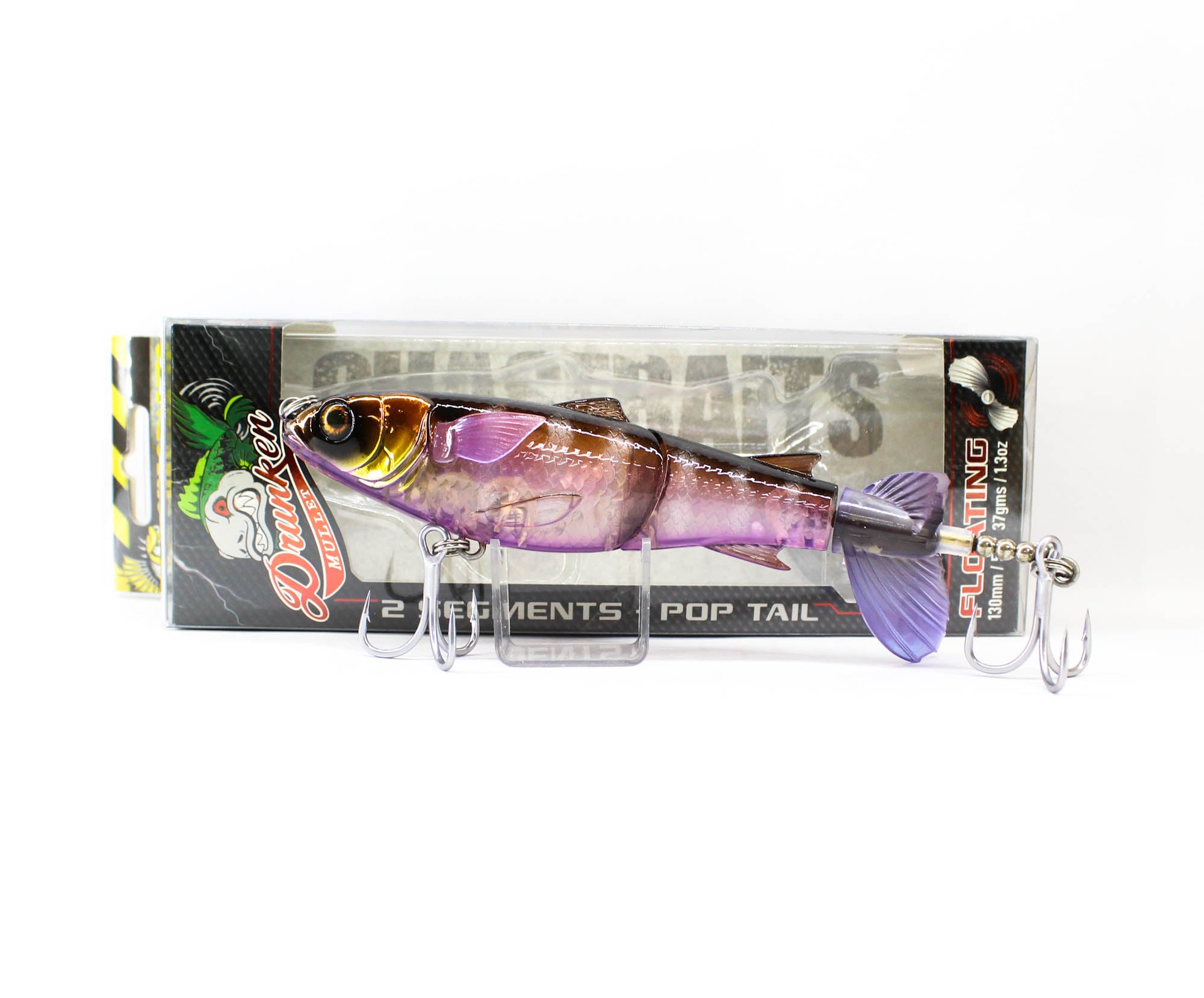 Chasebaits Drunken Mullet 130 mm 37 grams Floating Lure 13 (7120)