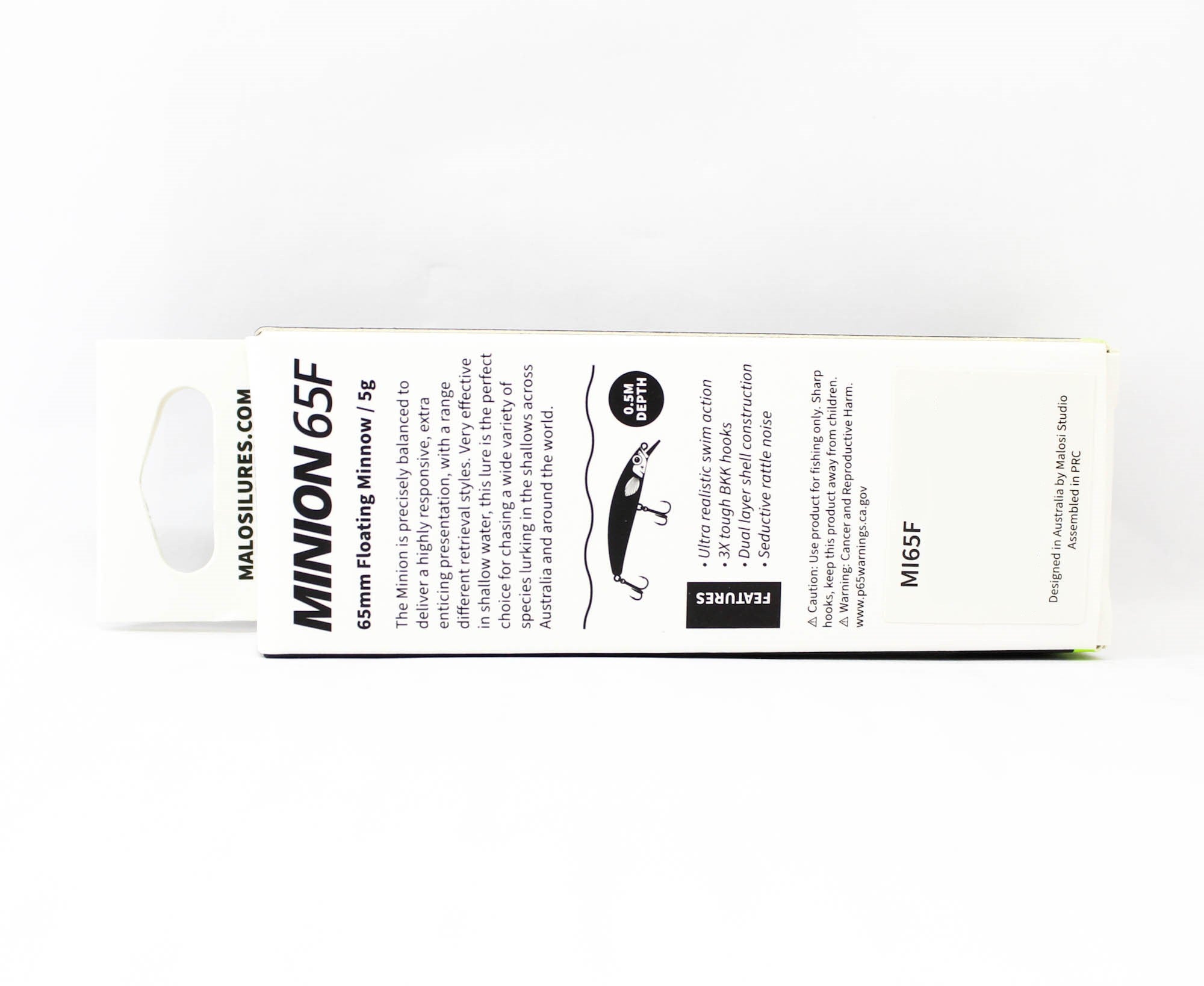 Malosi MI65F-FT Minnow Micro Minion 65F Floating Lure Frost (0283)