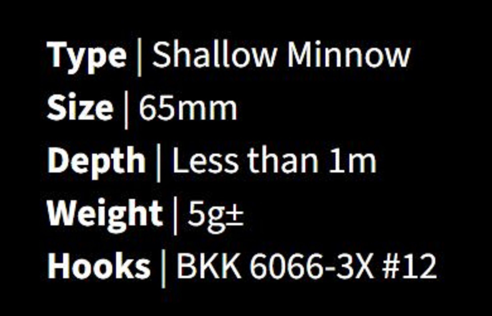 Malosi MI65F-NE Minnow Micro Minion 65F Floating Lure Nuke (0290)