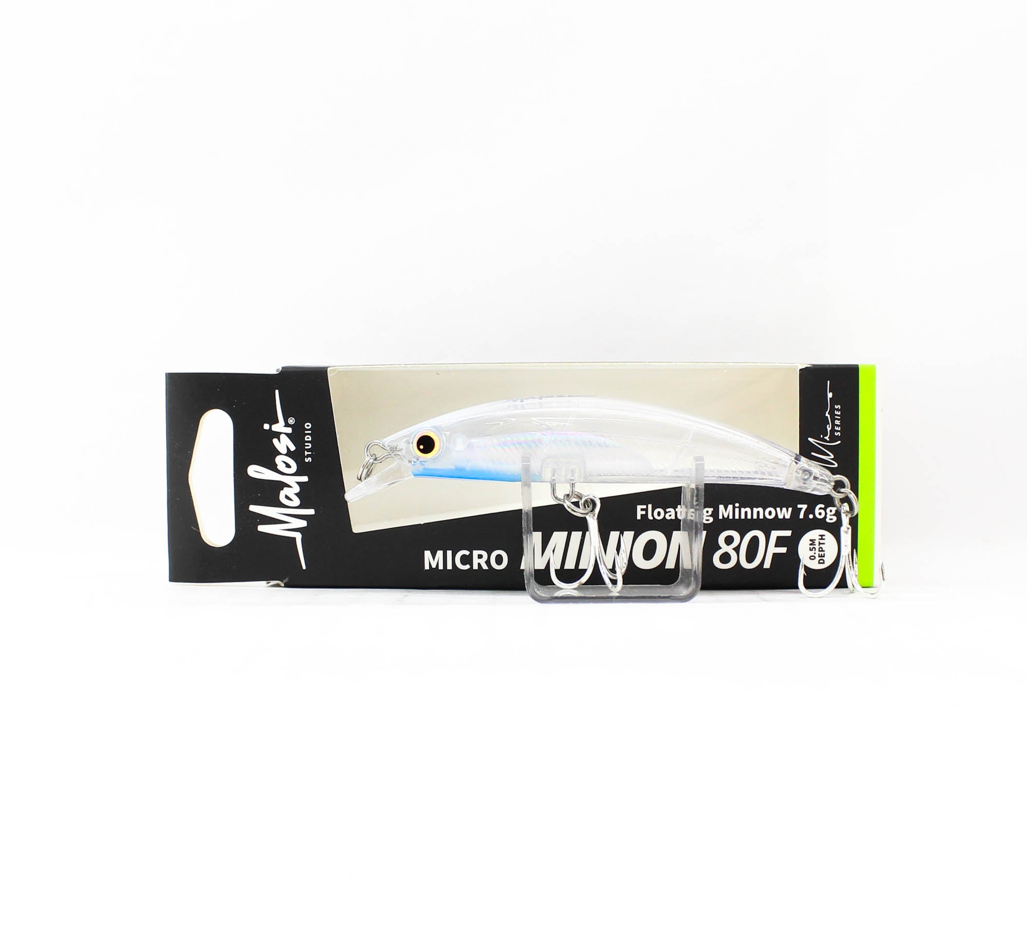 Malosi MI80F-ER Minnow Micro Minion 80F Floating Lure Ether (0368)