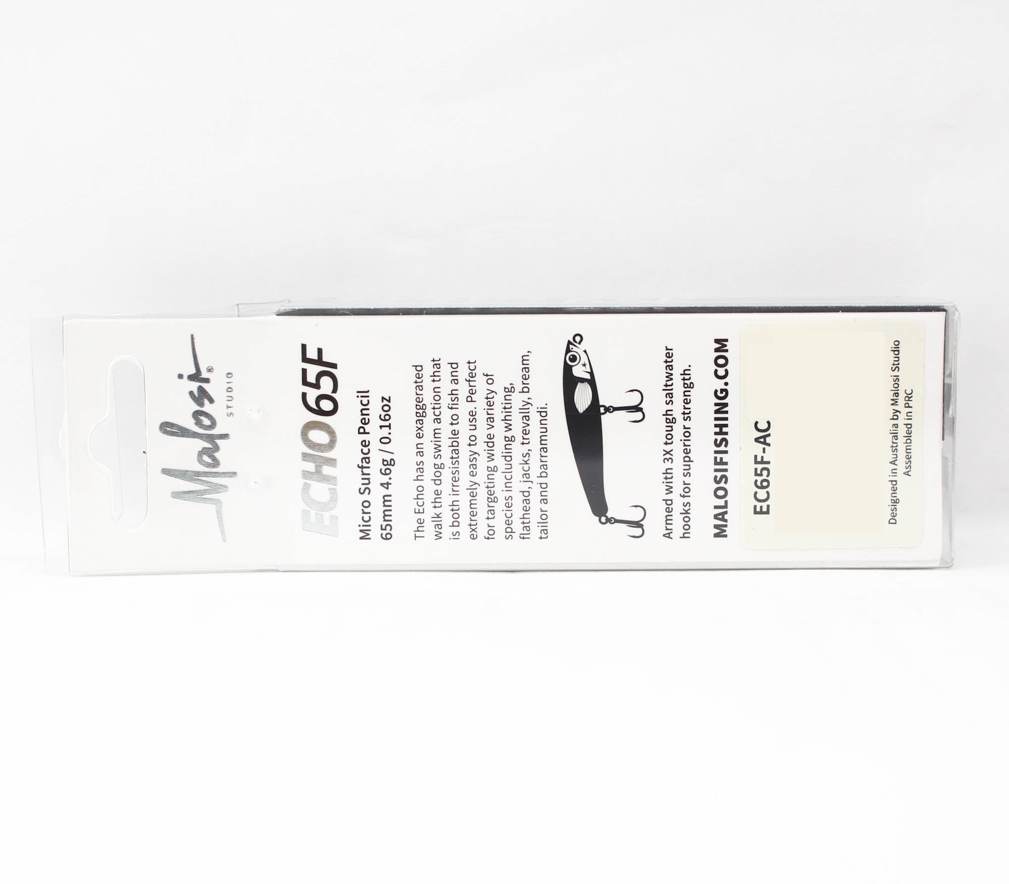 Malosi EC65F-SE Pencil Micro Echo 65F Floating Lure Spectre (0436)