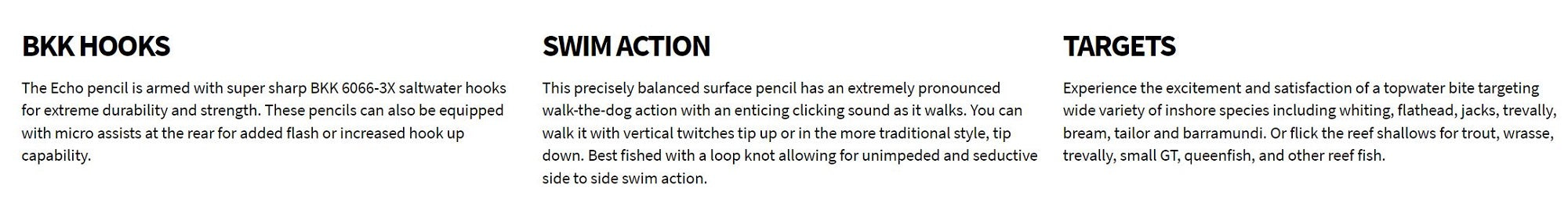 Malosi EC65F-SE Pencil Micro Echo 65F Floating Lure Spectre (0436)