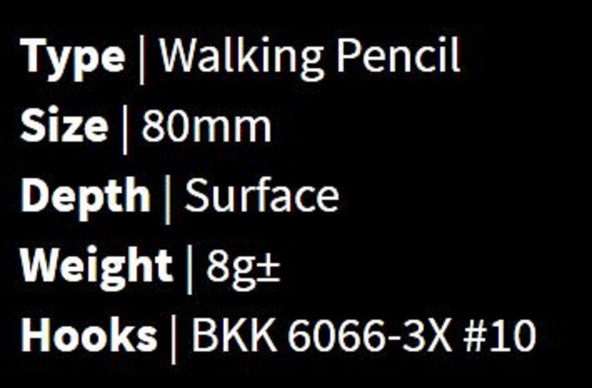 Malosi EC80F-RE Pencil Micro Echo 80F Floating Lure Rapture (0504)
