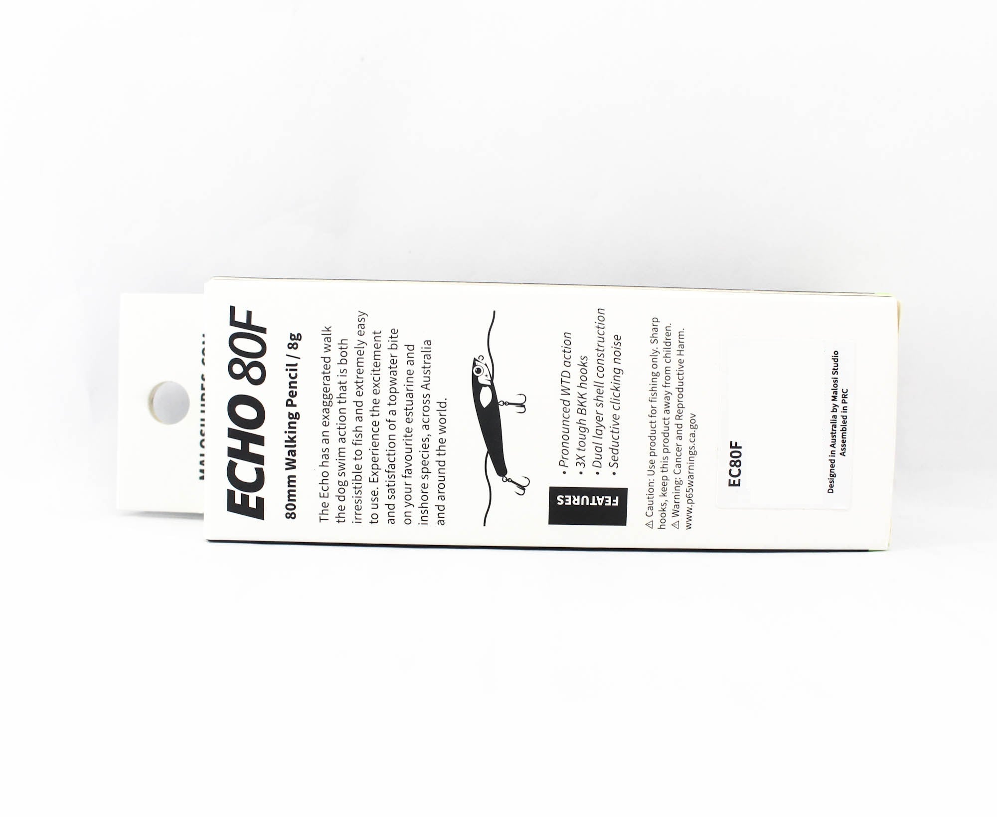 Malosi EC80F-TN Pencil Micro Echo 80F Floating Lure Teflon (0511)