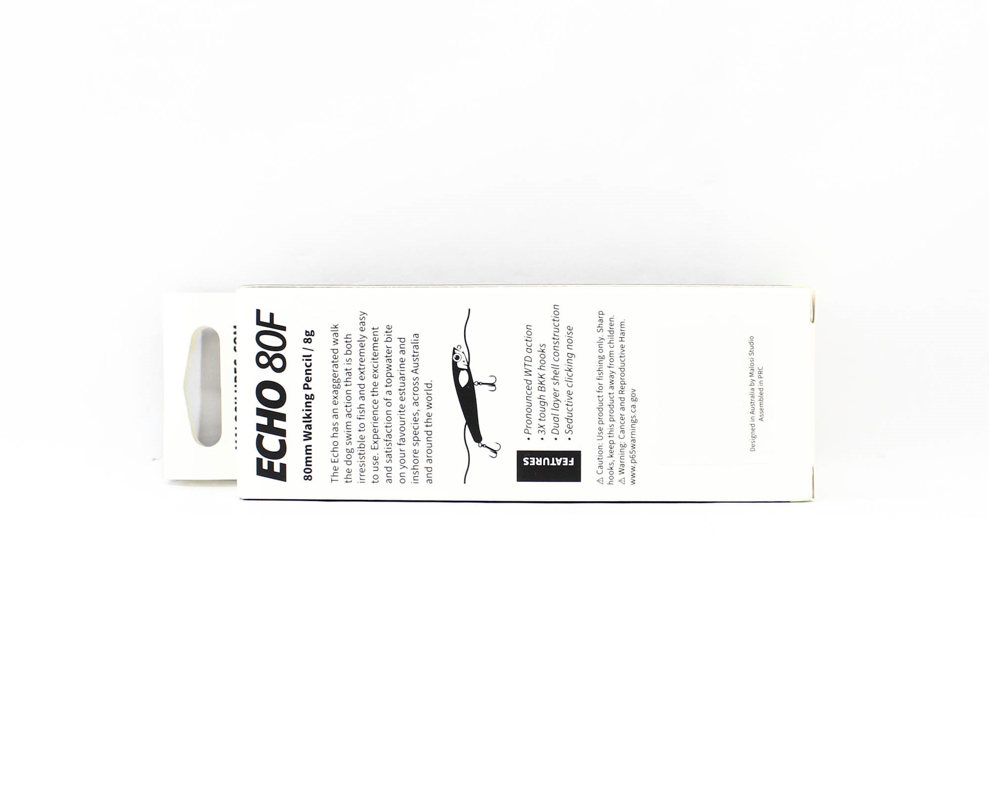 Malosi EC80F-ER Pencil Micro Echo 80F Floating Lure Ether (0566)