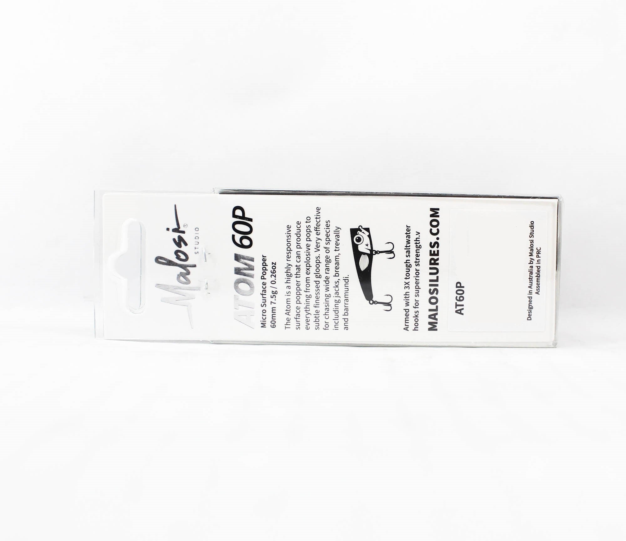 Malosi AT60P-TC Popper Micro Atom 60P Floating Lure Tonic (0658)