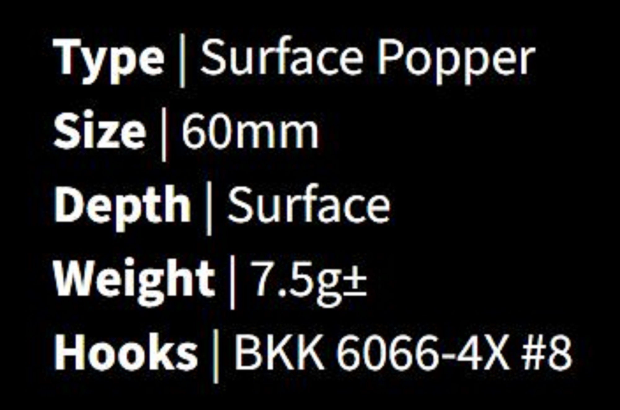 Malosi AT60P-NE Popper Micro Atom 60P Floating Lure Nuke (0696)