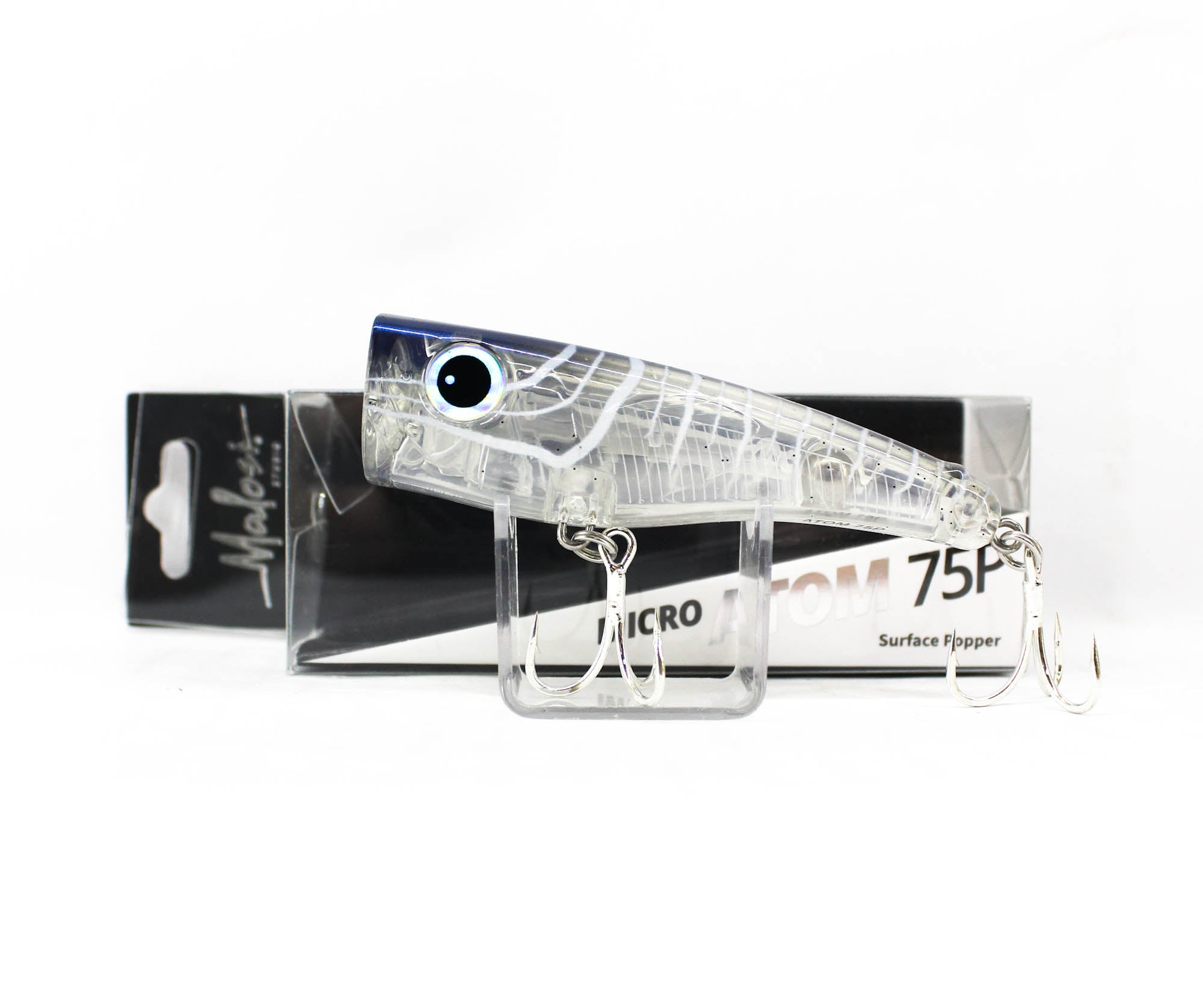 Malosi AT75P-FT Popper Micro Atom 75P Floating Lure Frost (0788)