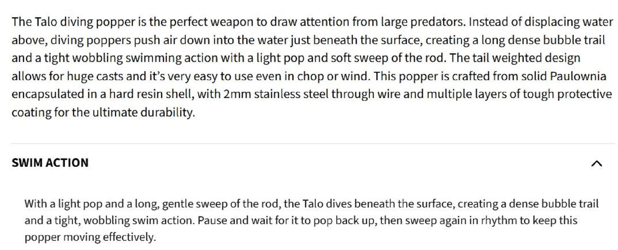 Malosi TA180P-NO Talo 180P Diving Popper Floating Lure Necro (1501)