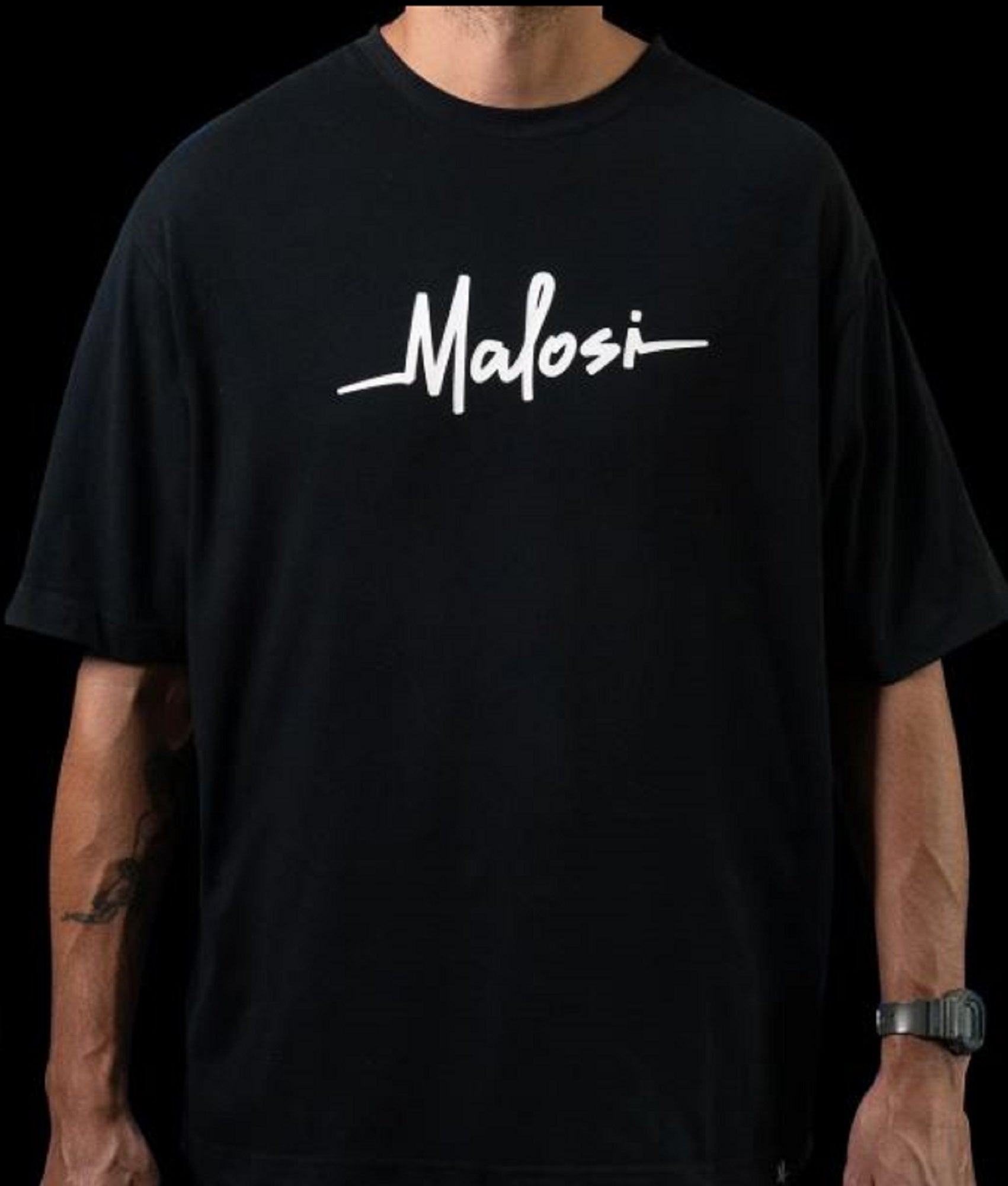 Malosi MAL-AP001-BLK-S Tee Shirt Staple Black Size S (2324)