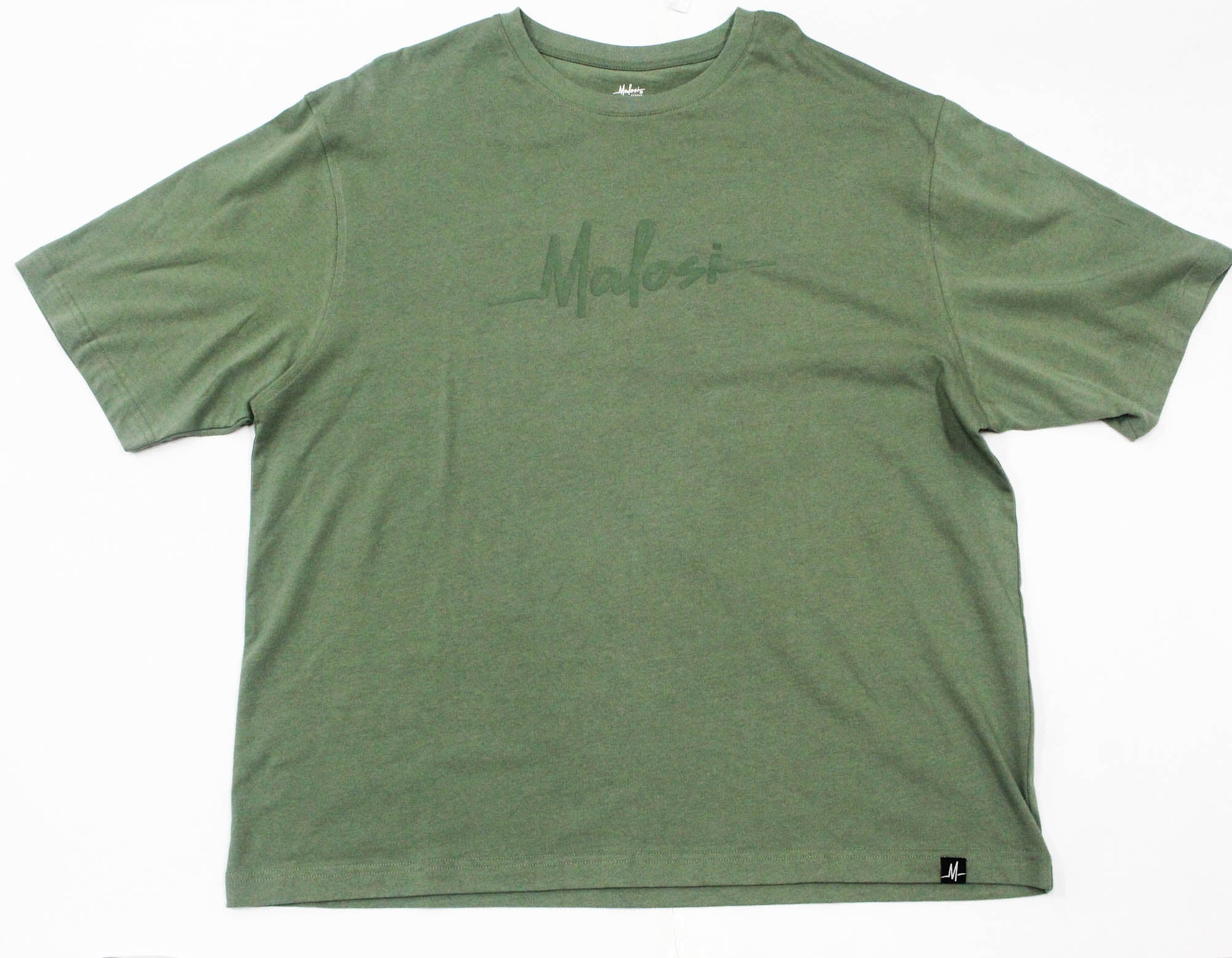 Malosi MAL-AP001-GRN-XL Tee Shirt Staple Green Size XL (2478)