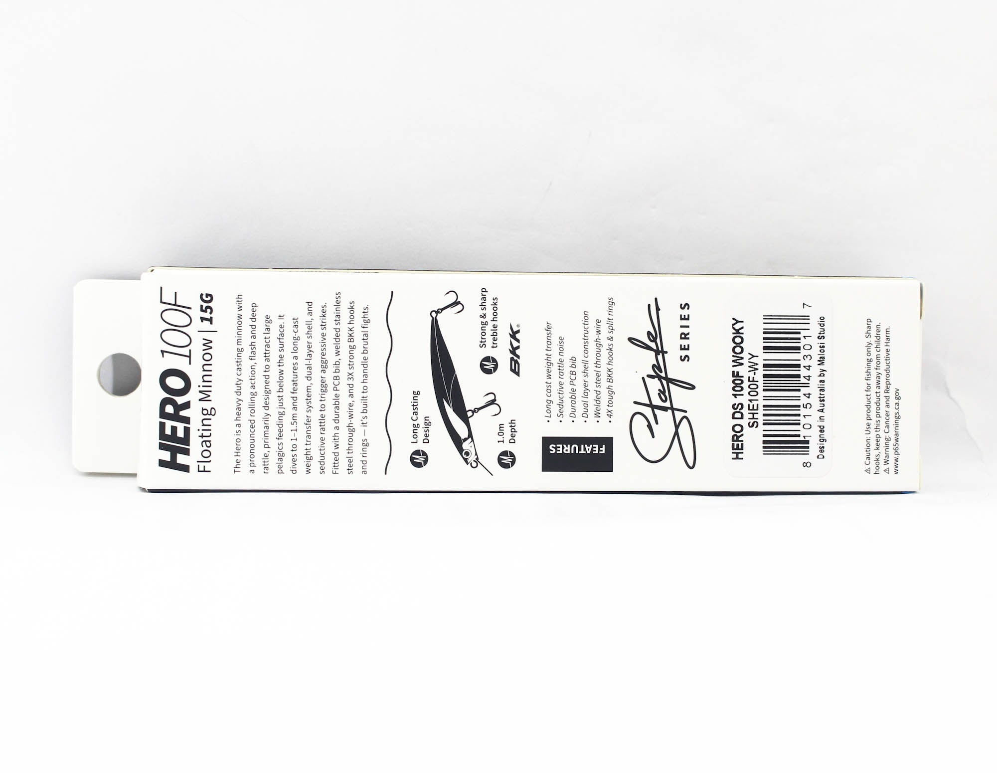 Malosi SHE100F-WY Staple Hero 100F Floating Lure Wooky (3017)