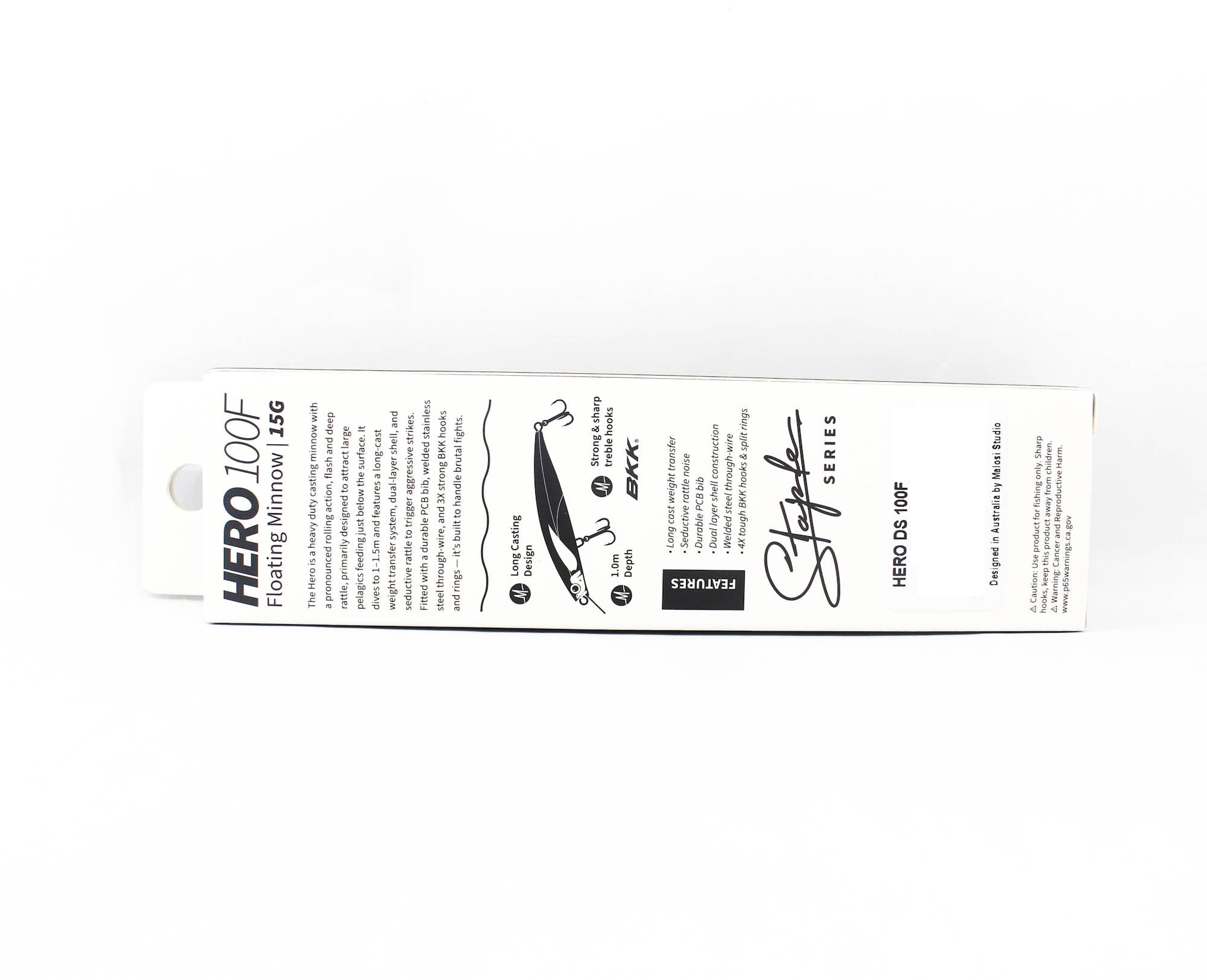 Malosi SHE100F-PA Staple Hero 100F Floating Lure Plasma (3024)