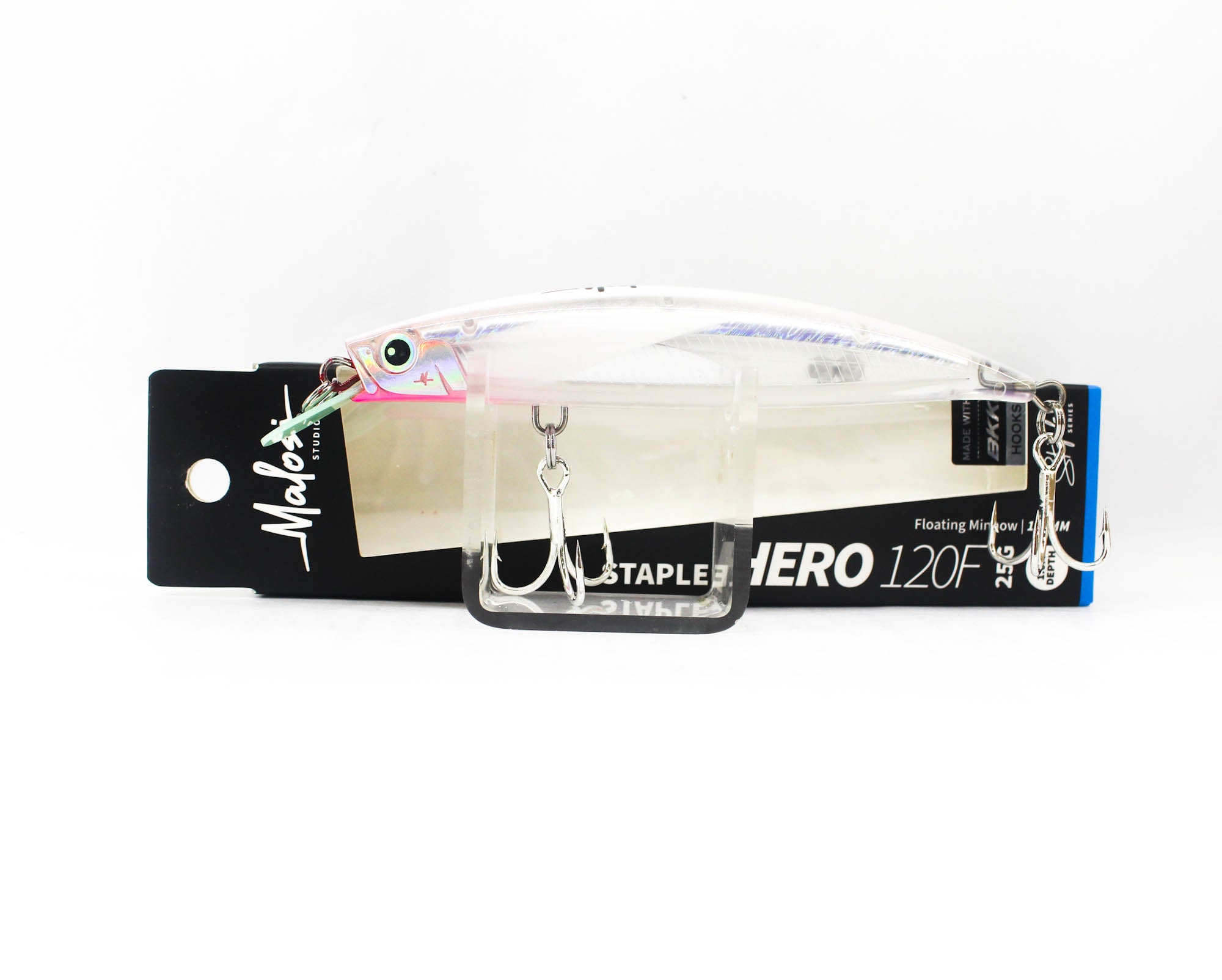 Malosi SHE120F-AO Staple Hero 120F Floating Lure Albino (3079)