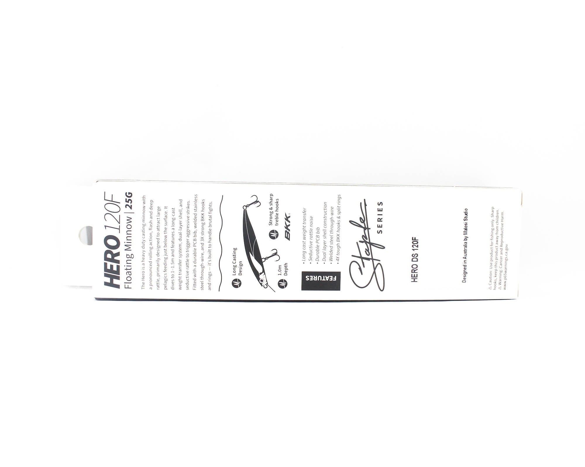 Malosi SHE120F-PA Staple Hero 120F Floating Lure Plasma (3147)