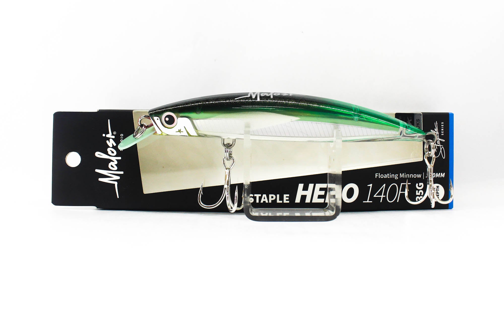 Malosi SHE140F-ED Staple Hero 140F Floating Lure Emerald (3246)